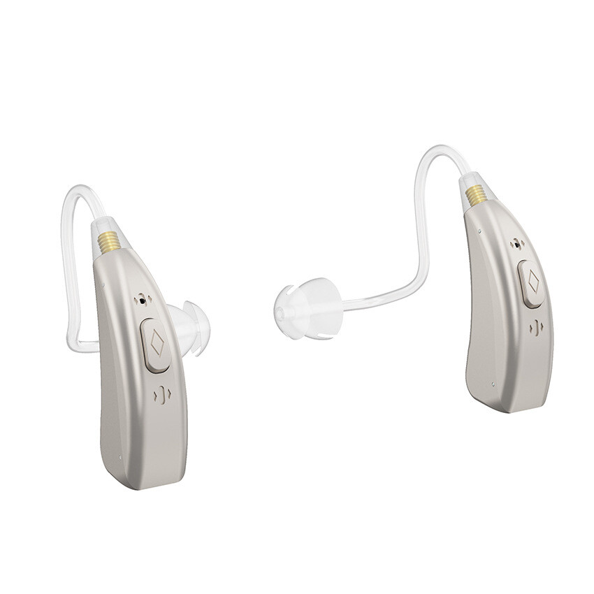 Digital display high-performance hidden ear16 channel multi-mode BTE hearing aid