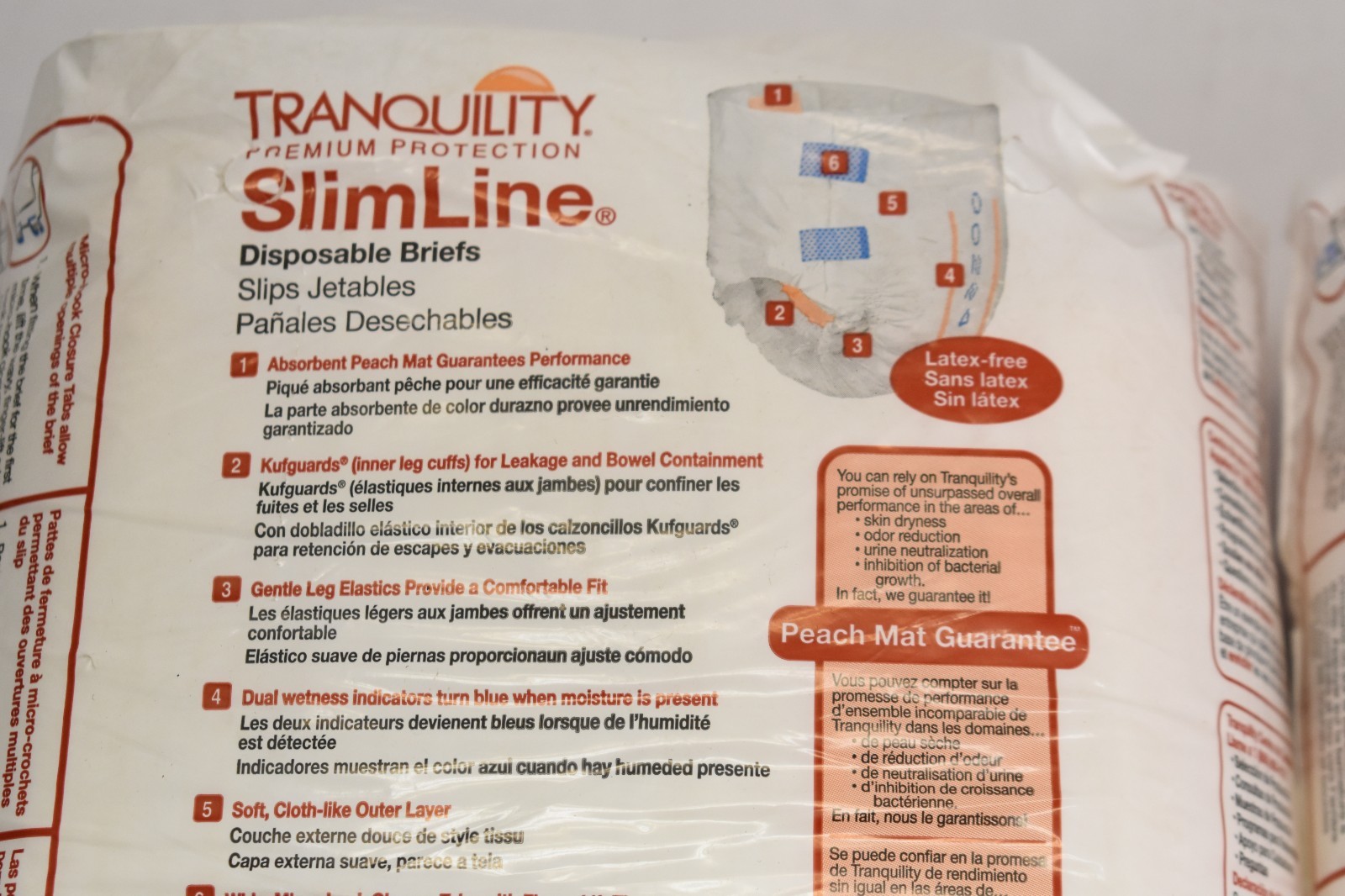 20 Count Tranquility Slimline Adult Brief Small 24 – 32 In Heavy Absorbency