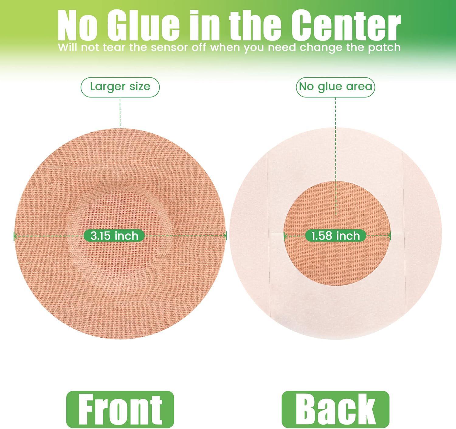 40 PCS Freestyle Sensor Covers for Libre 2/3-Adhesive Patches-Waterproof CGM Tap