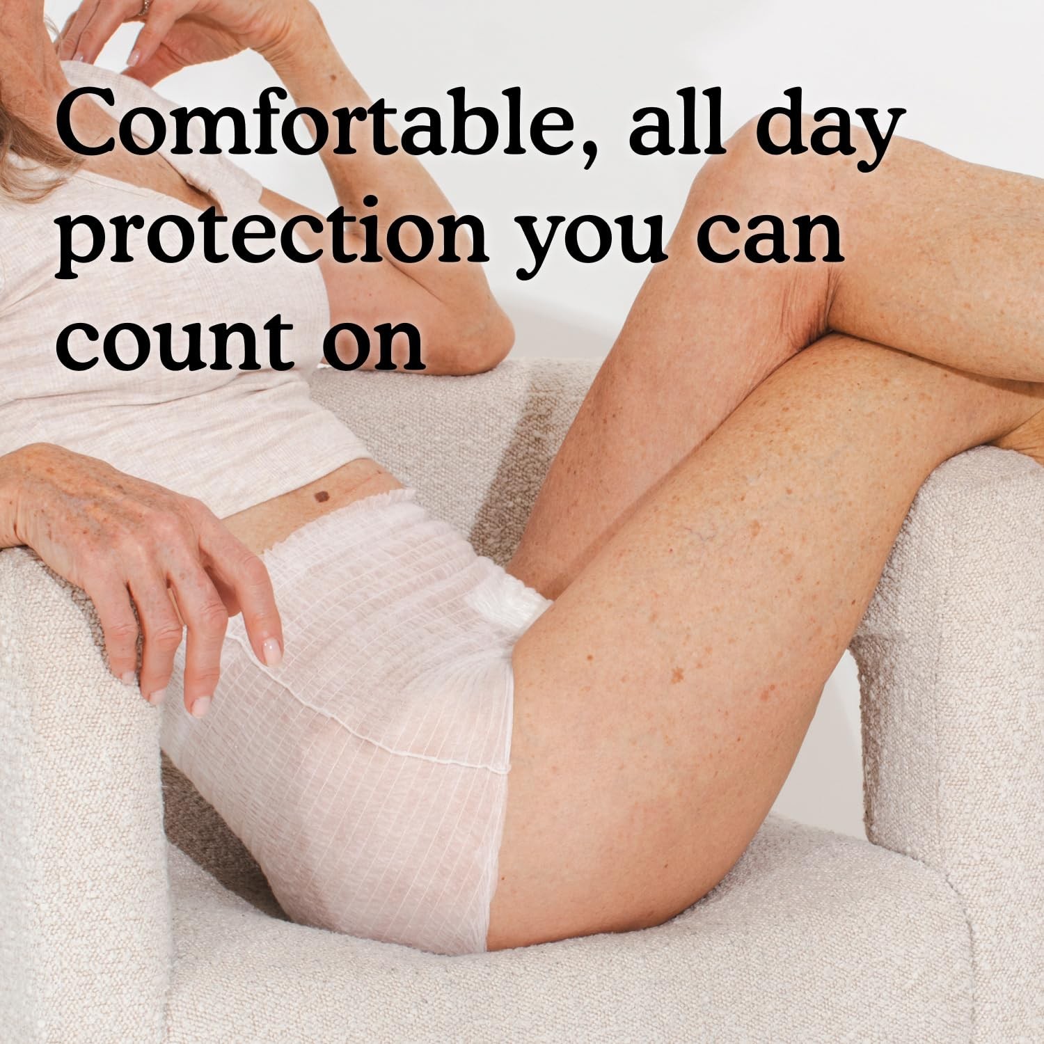 Adult Incontinence Underwear for Sensitive Skin – Women – Overnight Disposable B