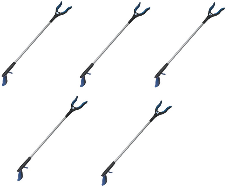 (5) ea Ettore 49036 32″ Grip’n Grab Mobility Pickup Tool Grabber Reacher