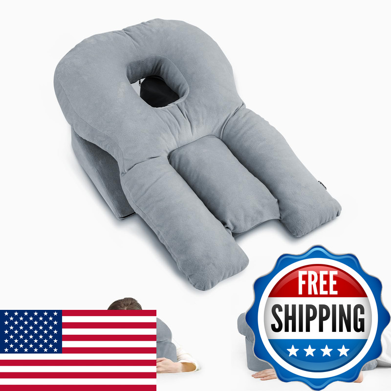 Homca Face Down Pillow For Eye Surgery Recovery Soft Support Stomach Sleeping