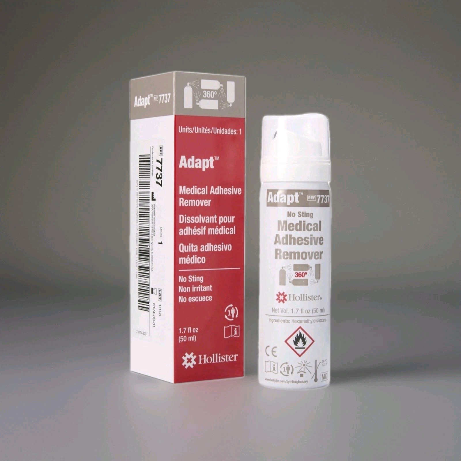 🚨 Hollister Adapt Medical Adhesive Remover Spray, 1.7 oz – NEW SEALED