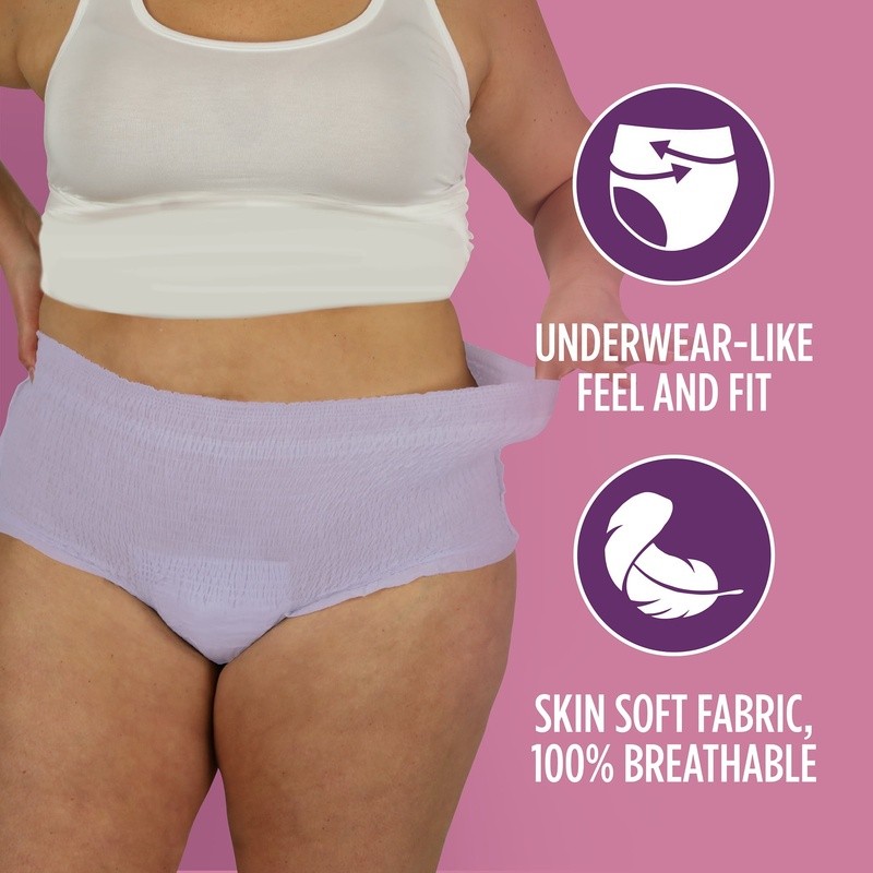 Incontinence Postpartum Underwear Women Maximum Absorbency Discreet Comfort Fit