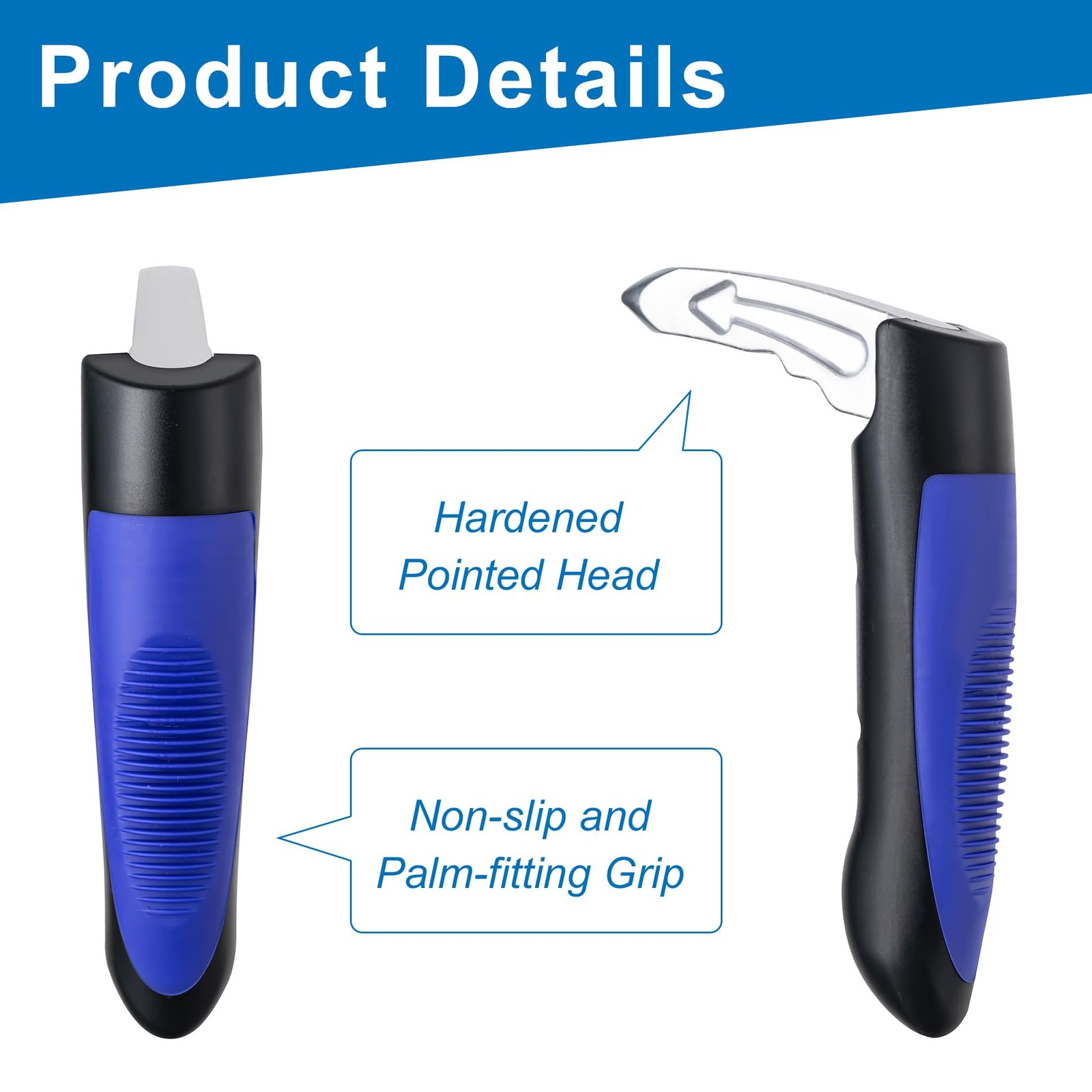 Husfunov Car Door Handle for Elderly, Assist Support Blue-1Pcs