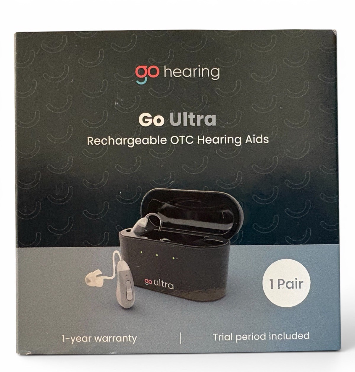 Go Hearing GO ULTRA Rechargeable Discreet OTC Bluetooth Hearing Aids