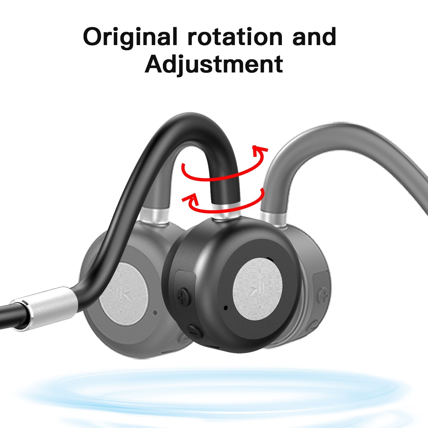 Bone conduction hearing aids with detached Pickup Most Sensitive Microphone.