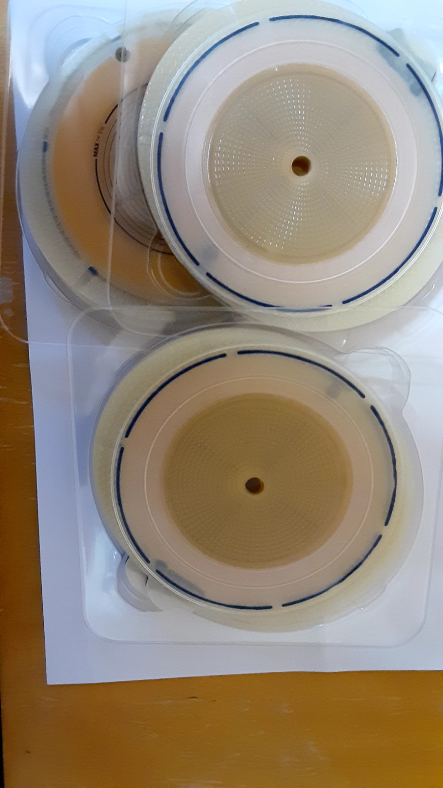 Flex ostomy baseplate cut to fit 3/8_3 1/2 in 10-88 sensura 10108 coloplast
