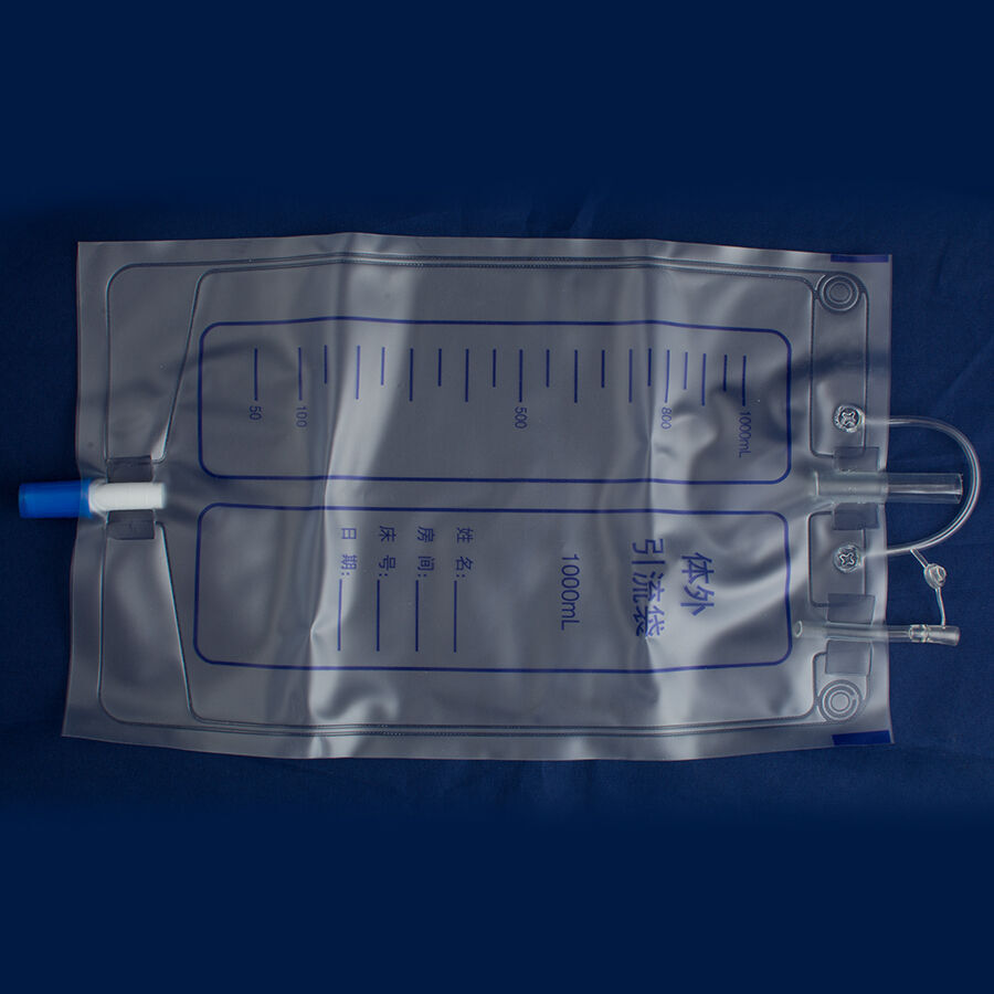 Men Incontinence Urine Silicone Leg Bag Urine Collector With Catheter – Bed rest