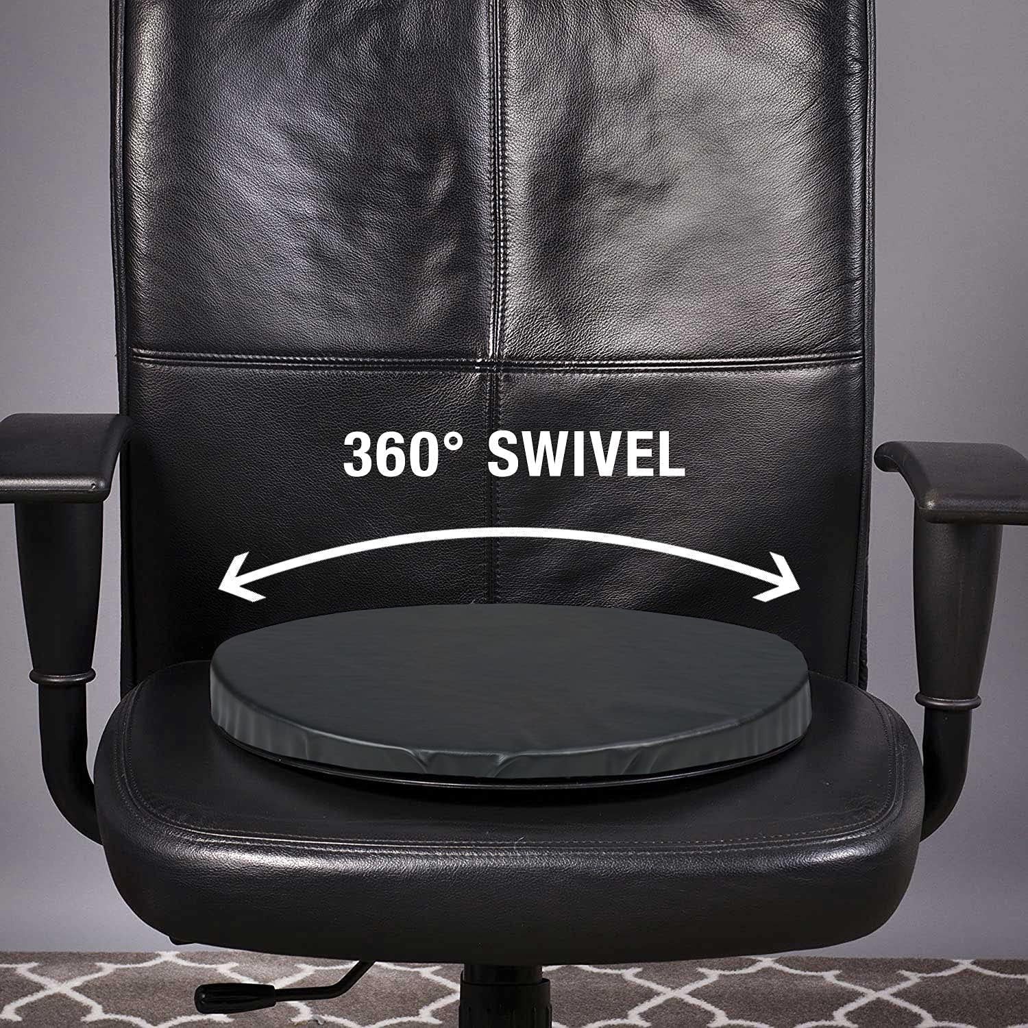 HealthSmart 360 Degree Swivel Seat Cushion, Chair Assist for Elderly, Swivel