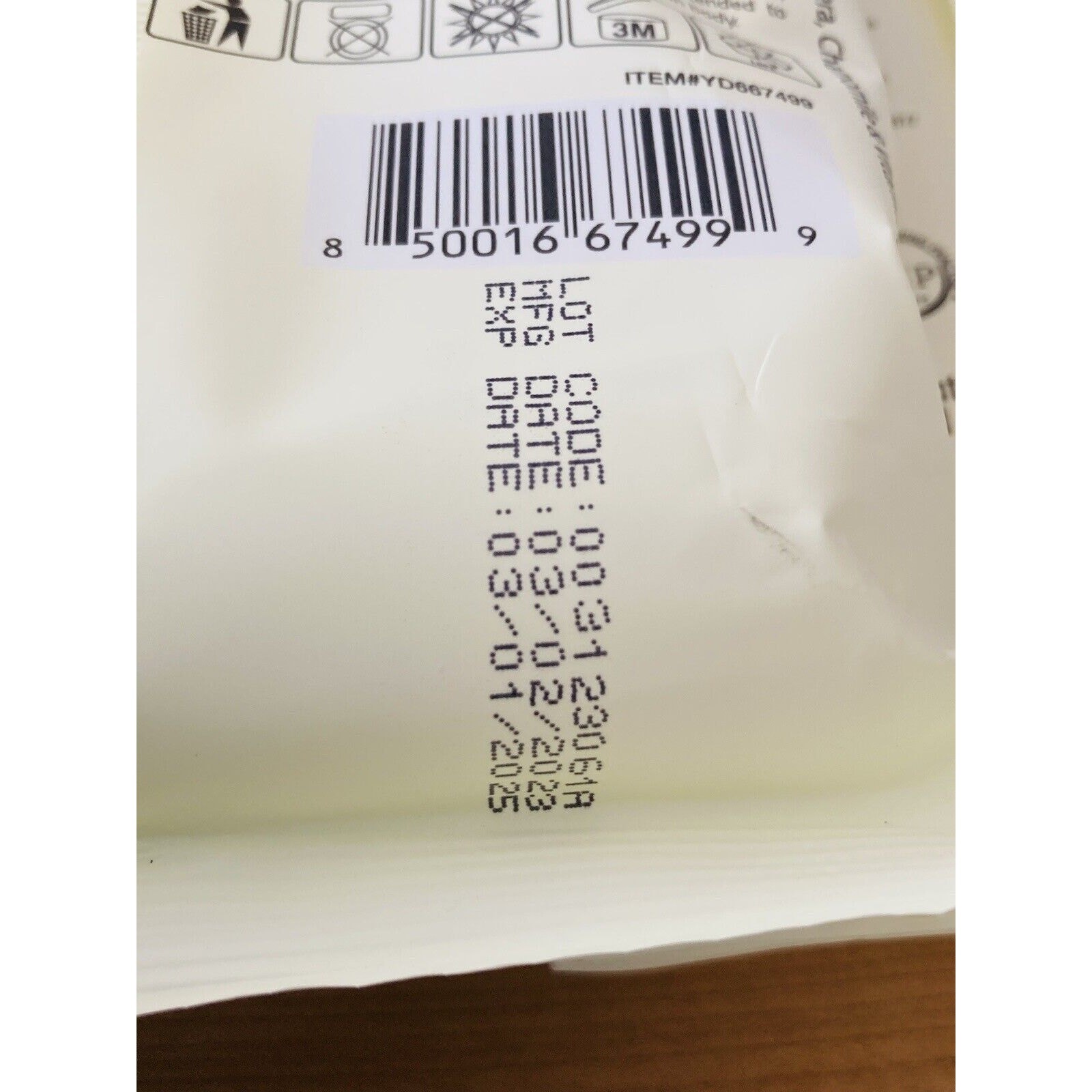 Yardley London Disposable WashCloths Lot of 3 18 Ct. New