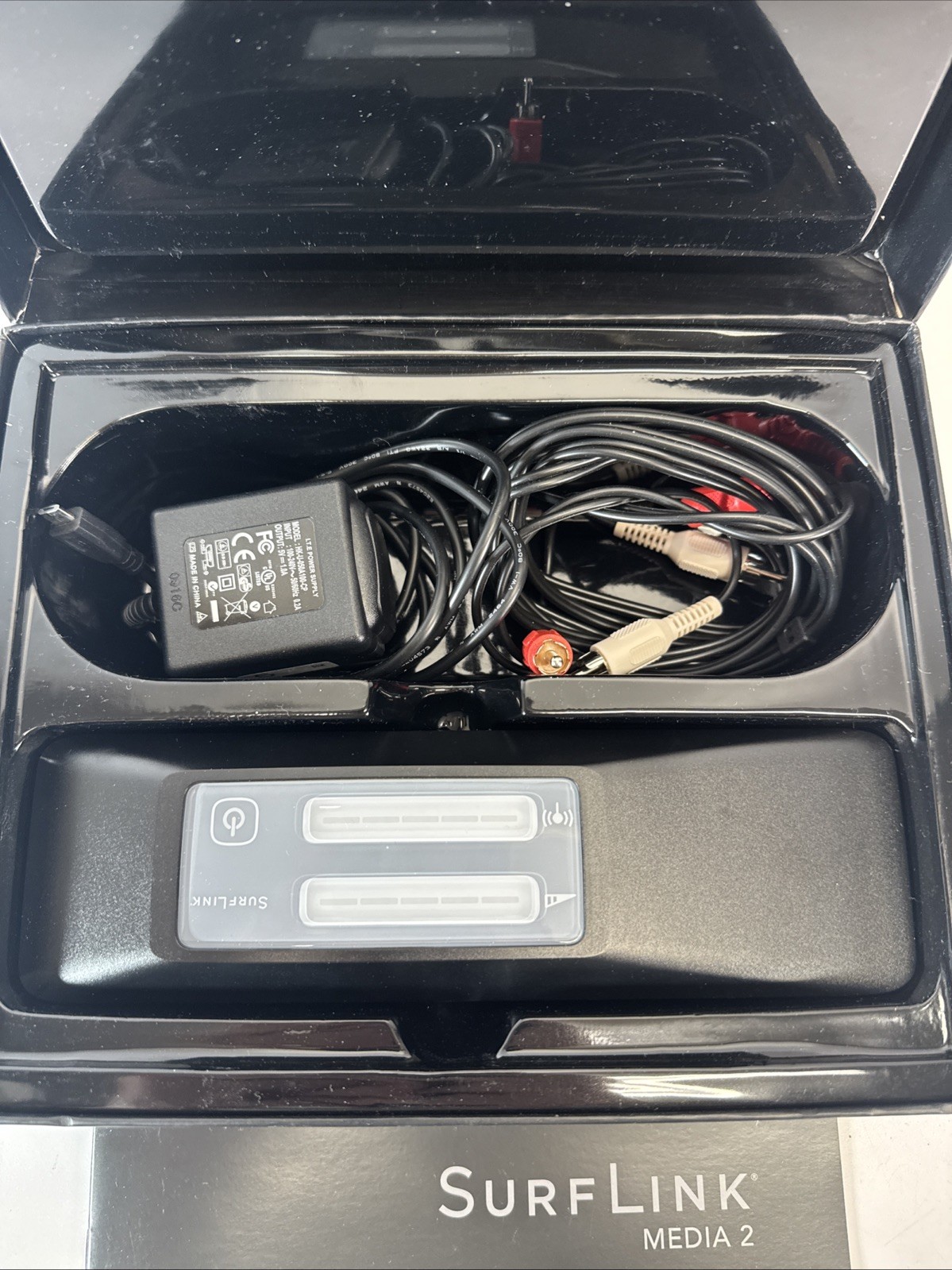SurfLink Media 2 Model 210 Hearing Aid Streamer Device Surf Link W/ Box