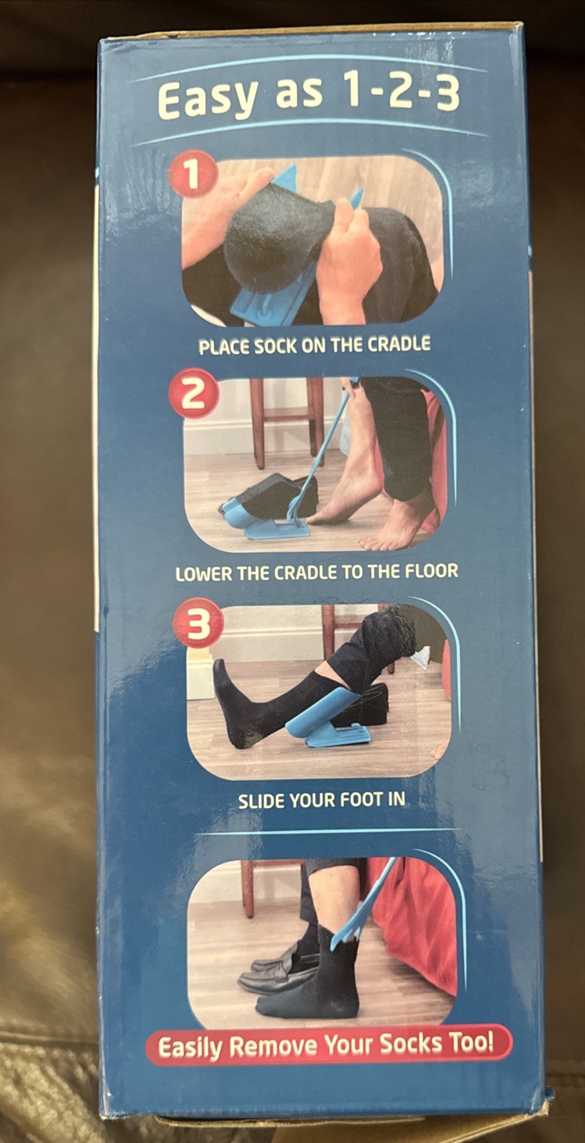Sock Slider As Seen On TV 2-Piece Design Comfortably Put On & Take Off Socks