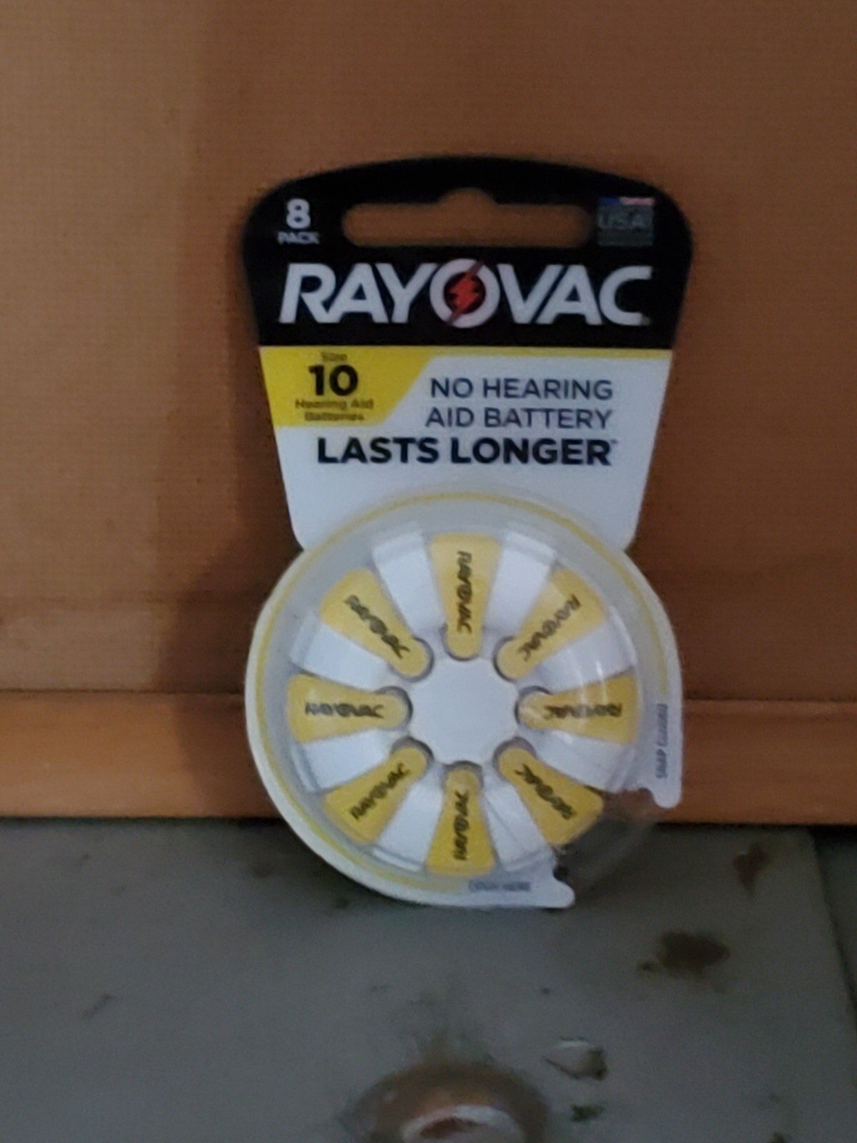 (BB 07/23) NEW!!! Hearing Aid Batteries Rayovac Size 10 8ct. Long Lasting