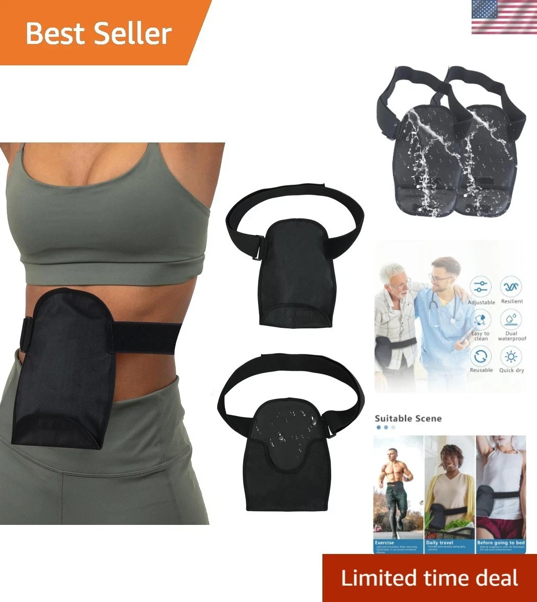Waterproof Ostomy Bag Covers Adjustable Universal Stoma Pouch Cover for ileos…