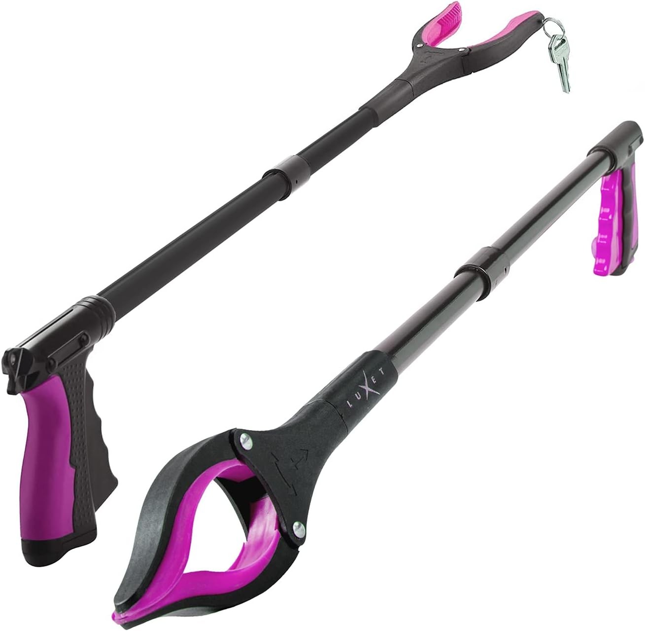 Grabber Reacher Tool – 2 Pack – Latest Version Long 32 Inch Foldable Pick Up