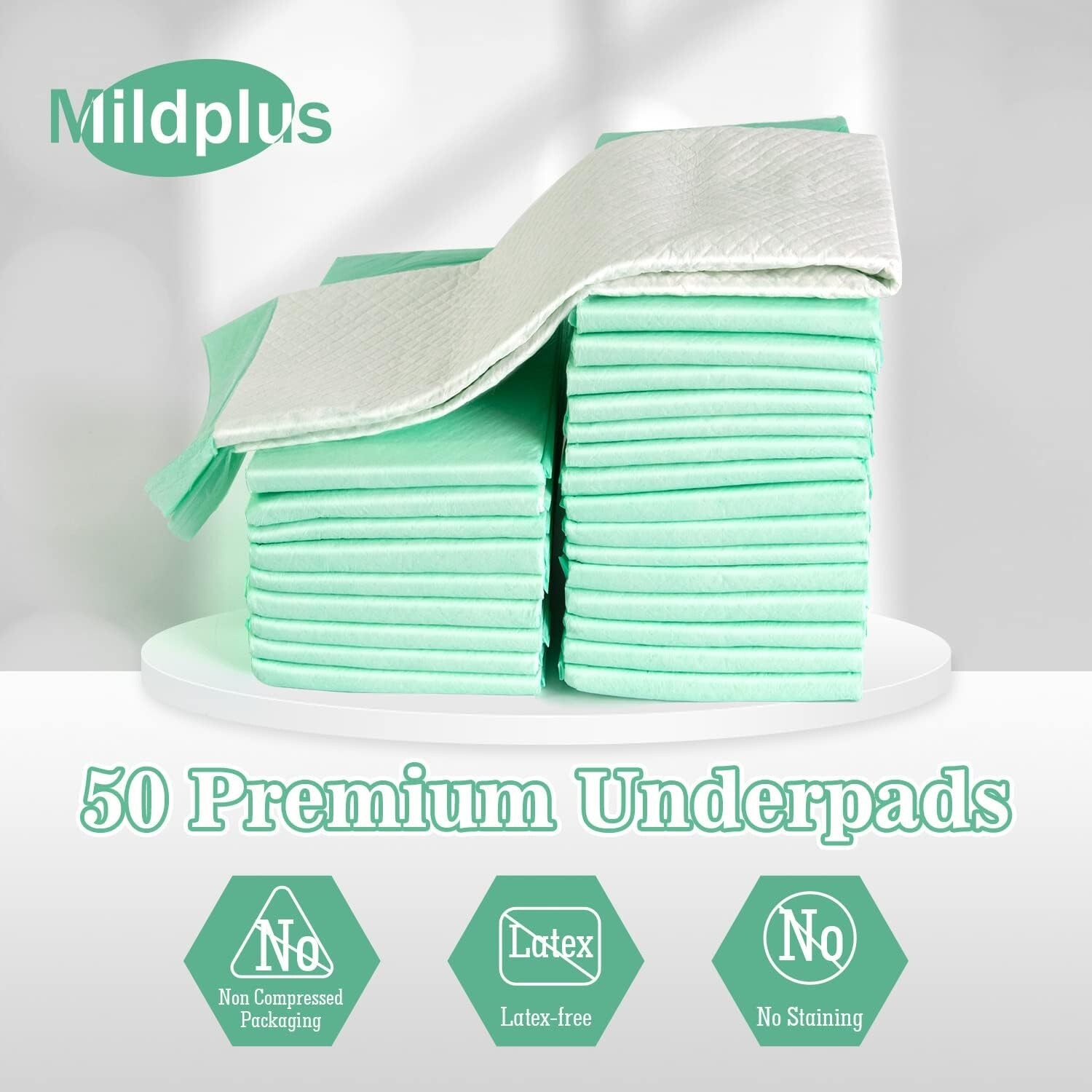 Comfortable and Absorbent 30″x36″ Disposable Bed Pads – 50 Pack for All Ages