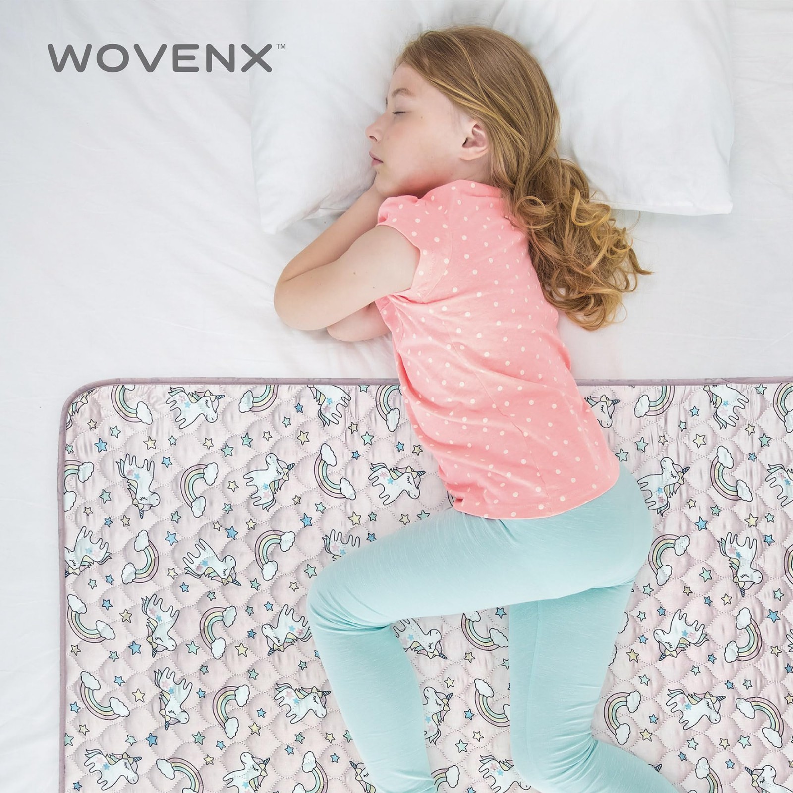 Organic Incontinence Pads for Kids – 5 Layer Waterproof Bed Wetting Protectors,