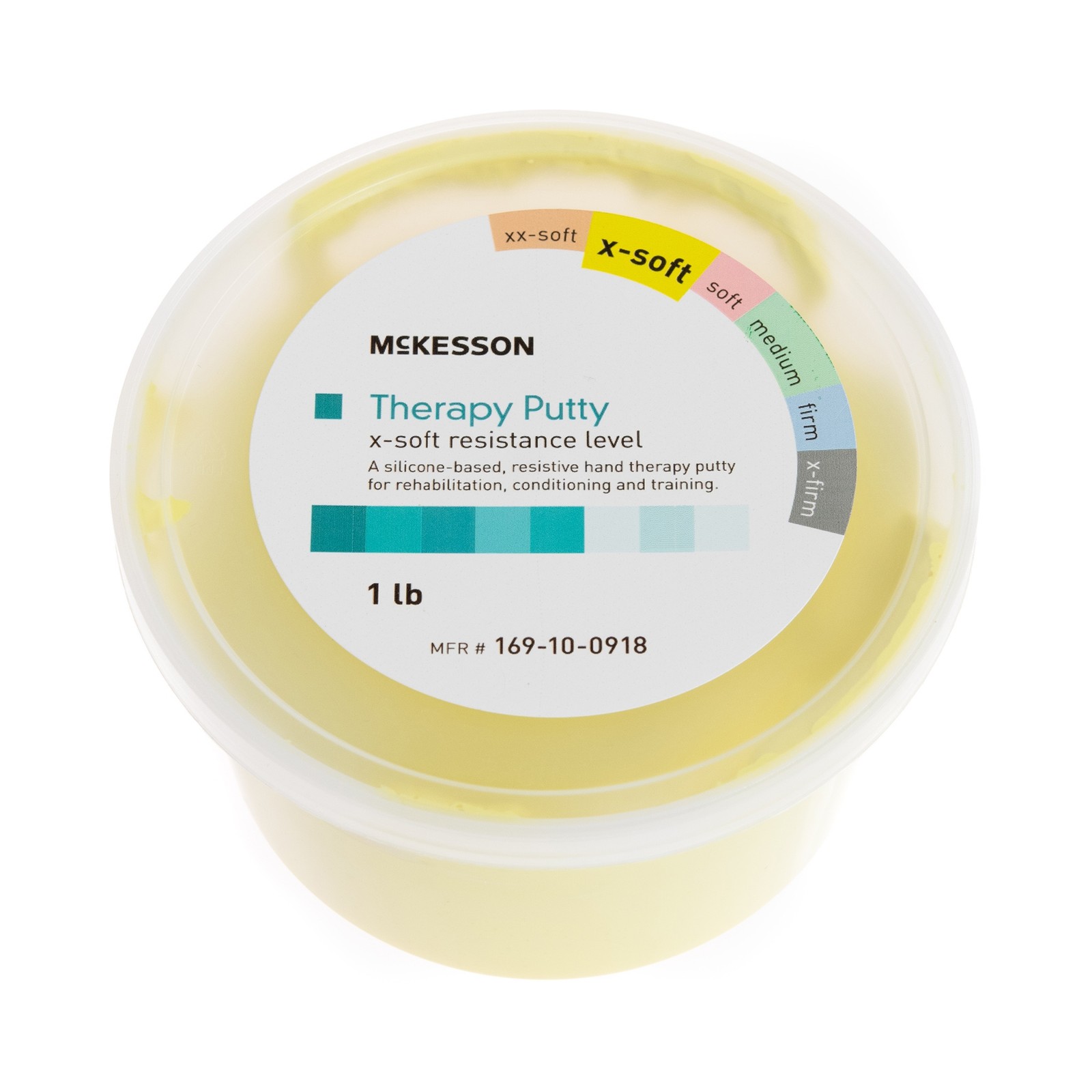 McKesson Therapy Putty Yellow 1 lbs. X-Soft 169-10-0918 1 Each