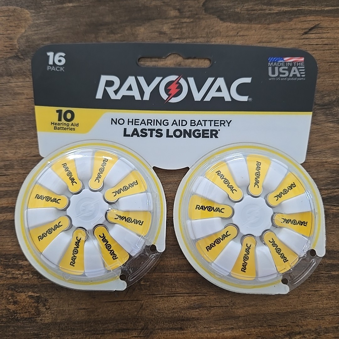 16 Pack of Rayovac Hearing Aid Batteries New Sealed Best By January 2022