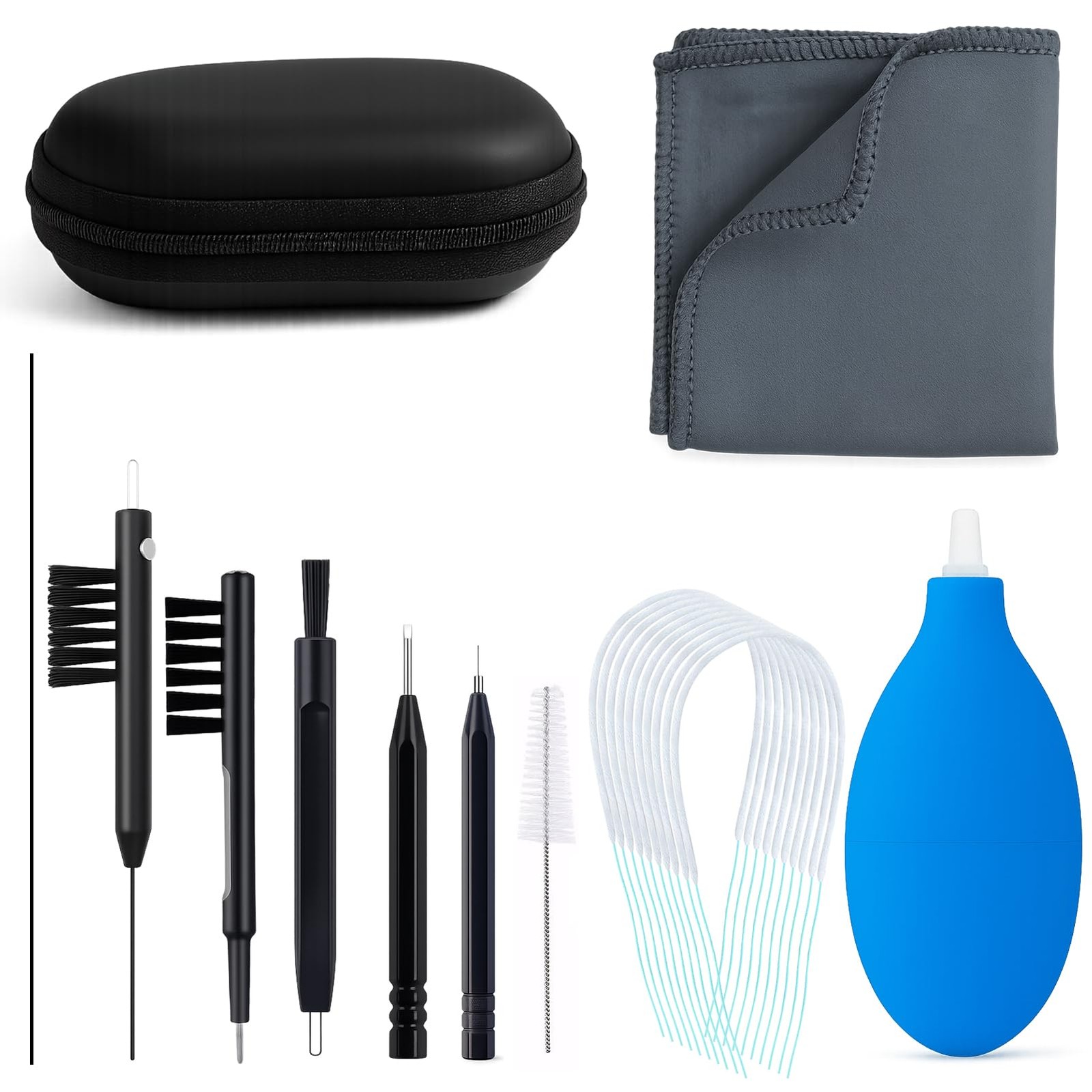 20PCS Hearing Aid Cleaning Kit Tools,Hearing Aids Cleaner Brush,Hearing Aid A…