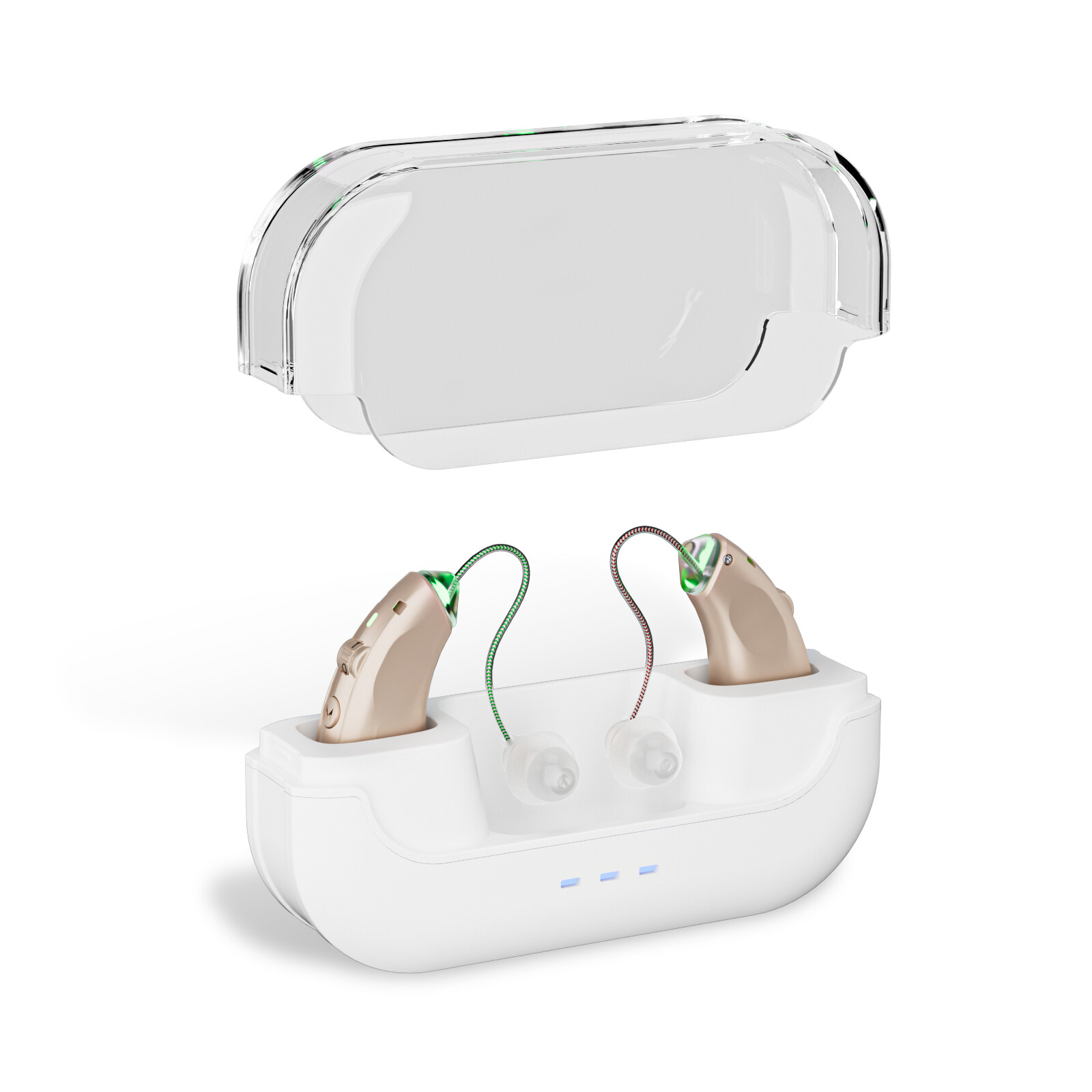 Rechargeable Volume Control Hearing Aids Behind-The-Ear Digital Sound Amplifiers
