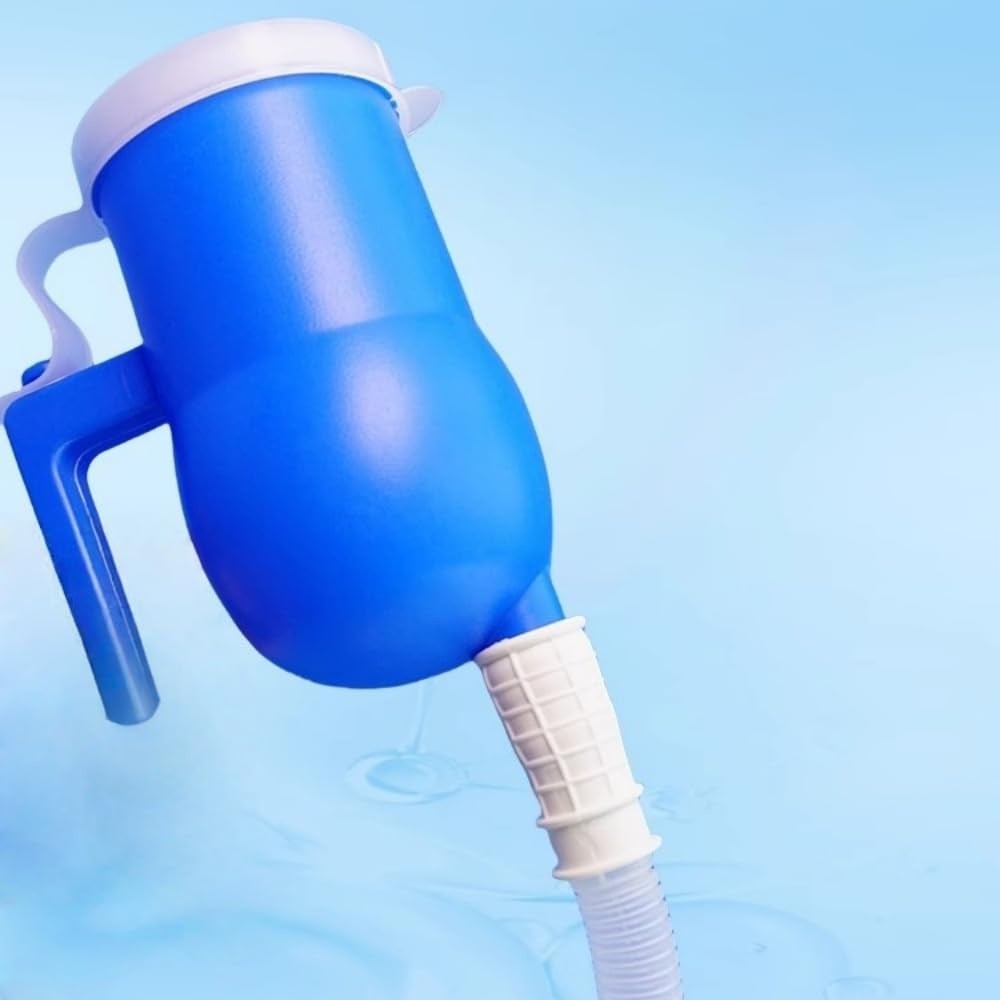 Urinals for Men 68oz/2000ml Capacity with 47″ Tube – Portable Pee Bottle