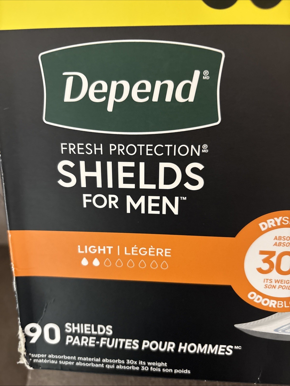Incontinence Pads for Men Light Absorbency 90 Count