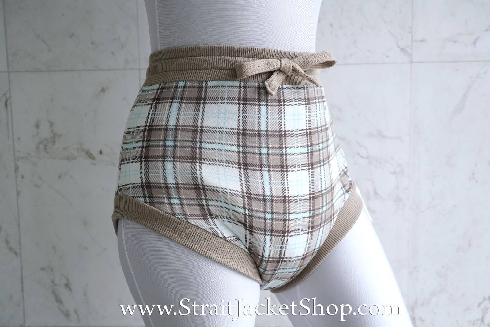 Soft Preppy Plaid Tartan Checkered Diaper Cover – Comfy Underwear / Diaper Prote
