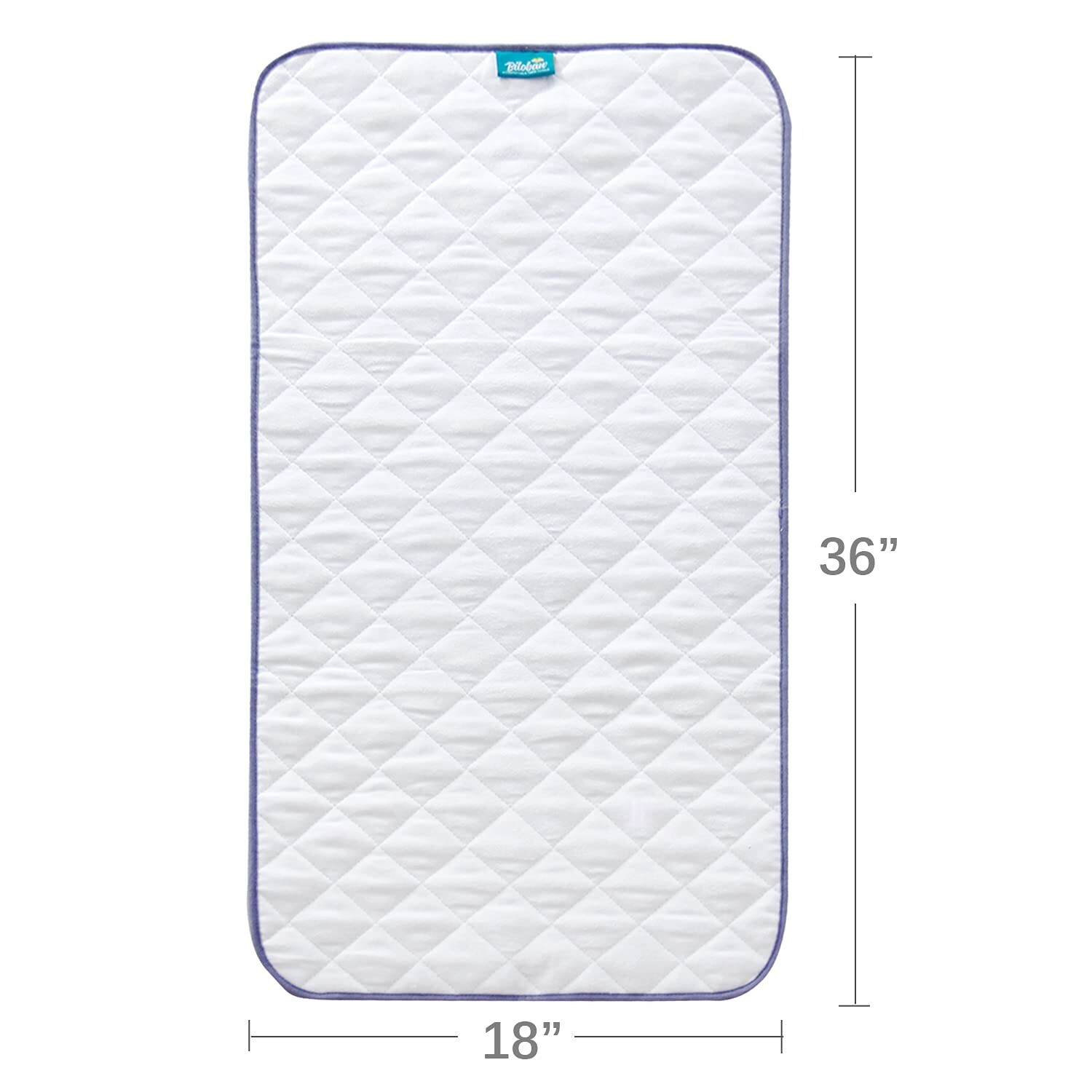 Waterproof Crib Mattress Protector 18×36 Non-Slip Incontinence Bed Pad Washable