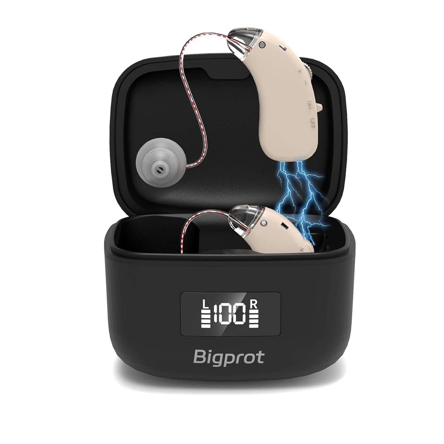 OTC Hearing Aids for Seniors, Digital Sound Amplifier Noise Cancelling for Adult