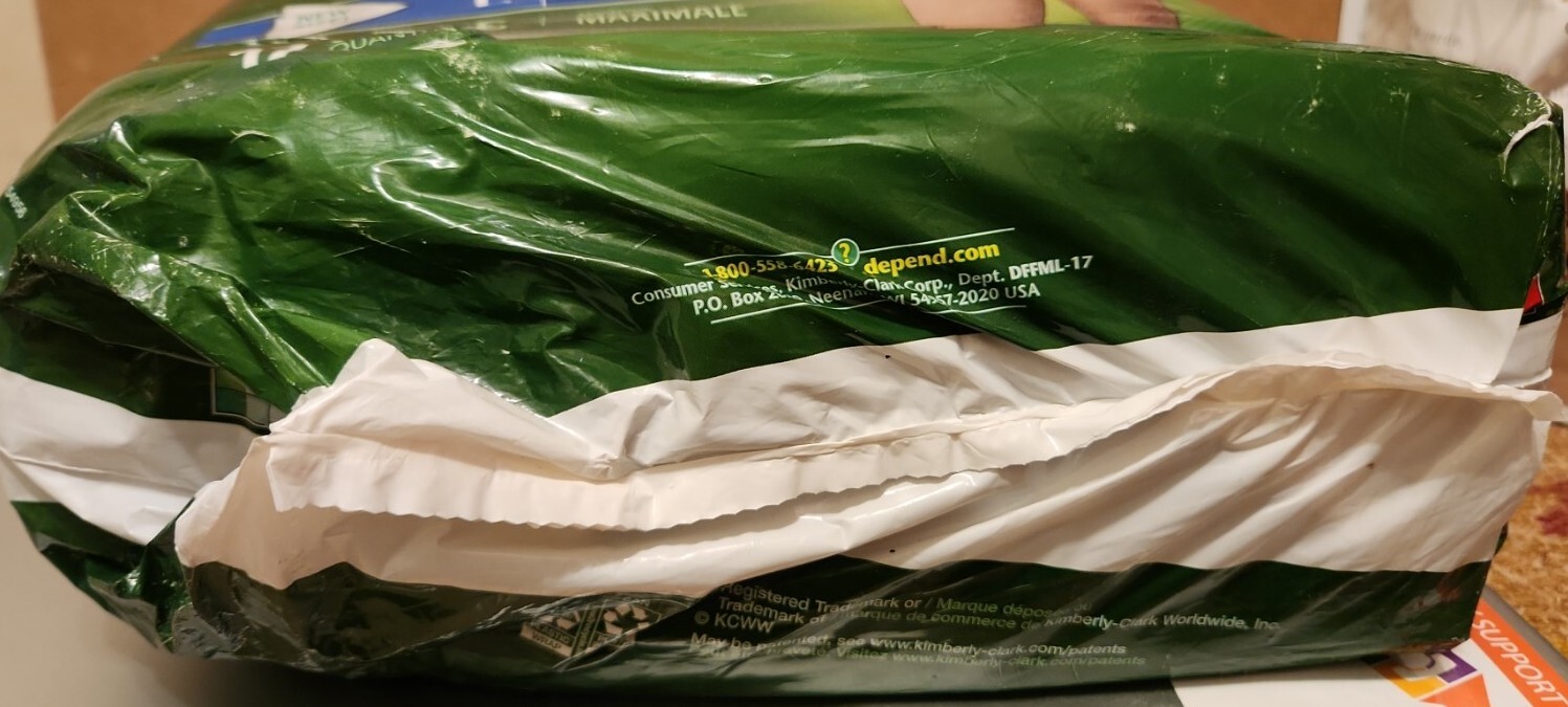 Depend Fit-Flex Incontinence Underwear for Men Size L – 17ct. x 2 Packs