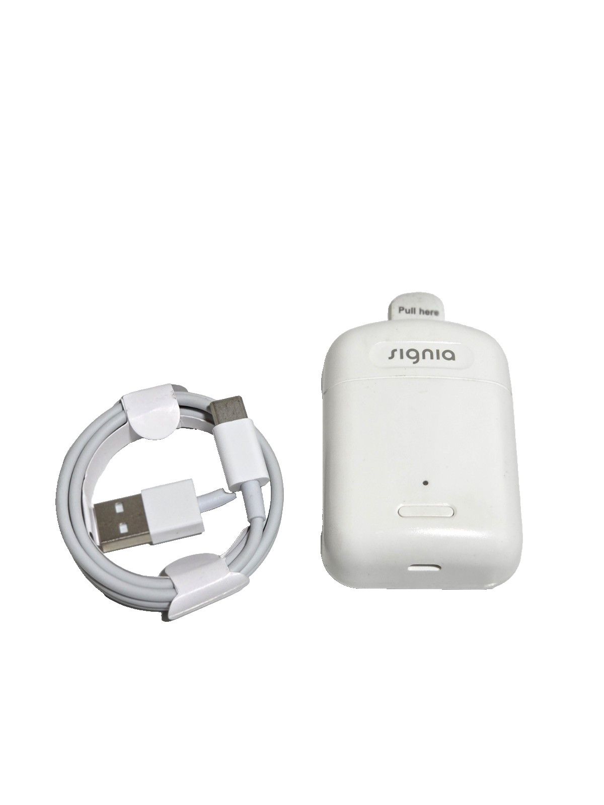 NEW NO BOX Signia Styletto Connect Charger Hearing Aid Charger with USB Adapter