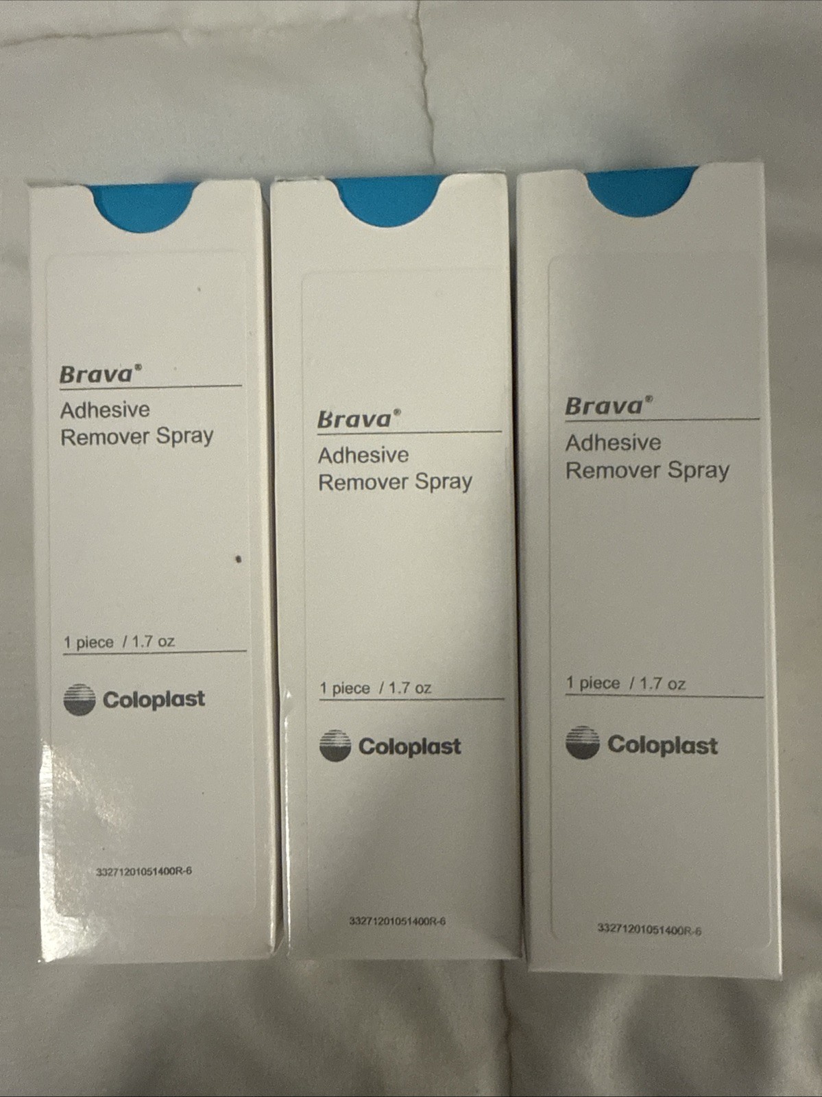 (3 Pack) Coloplast Brava (120105) Adhesive Remover Spray 1.7 Oz Exp 2028 NIB