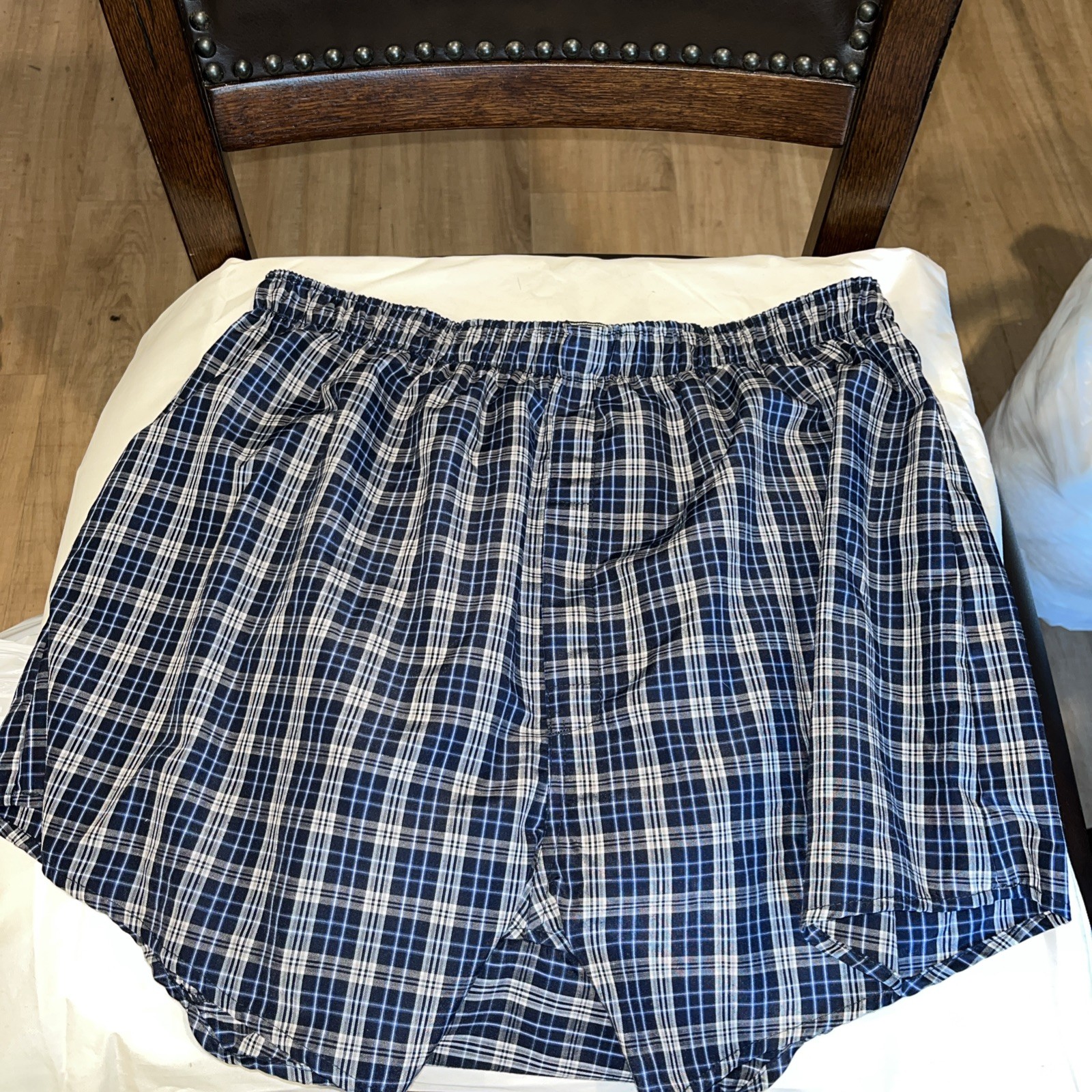 1 TIICHOO Men’s Incontinence Underwear Regular Absorbency Blue Plaid Med