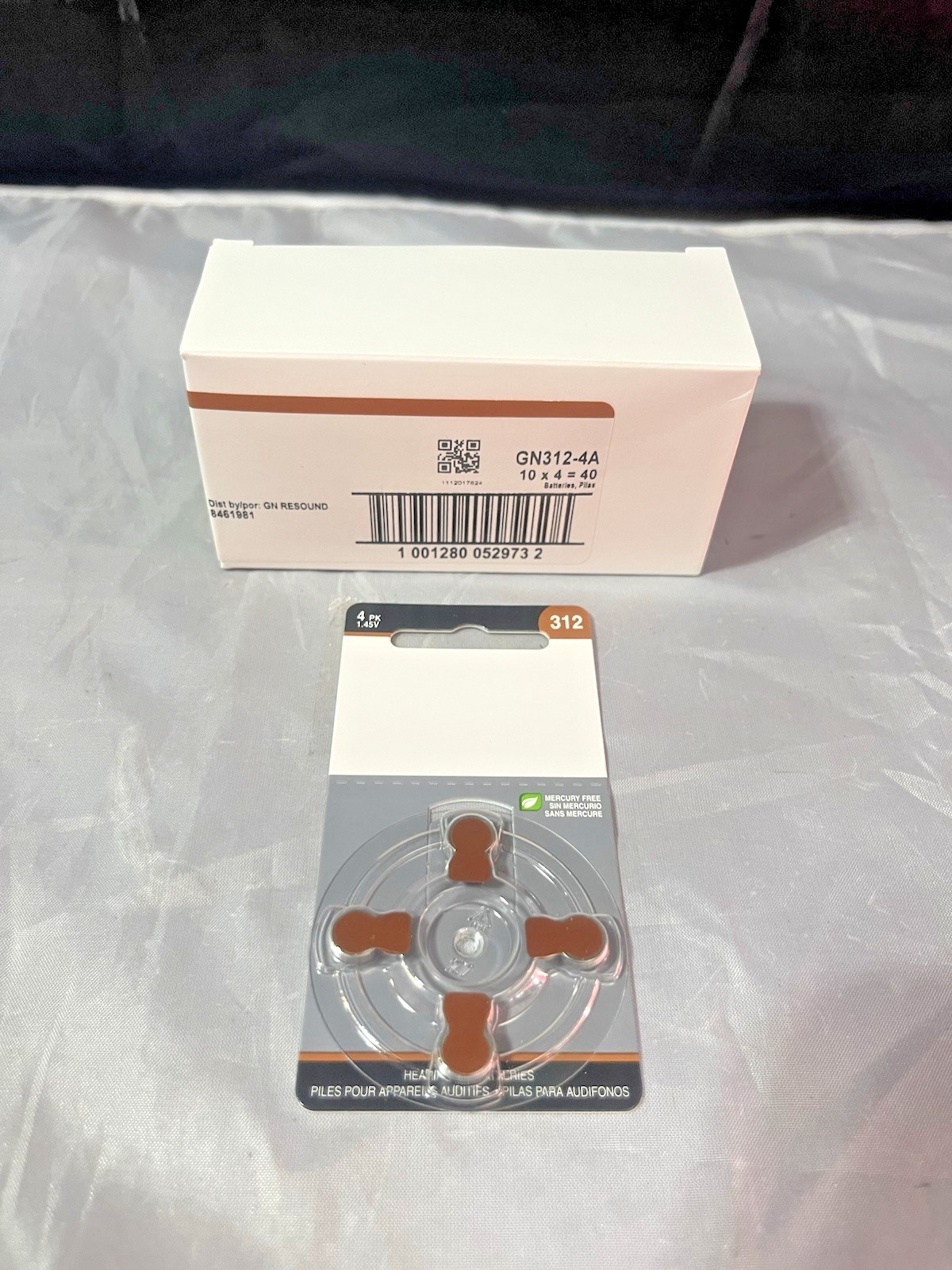 GN Resound Lot of 27 Hearing Aid Battery 1.45v 4packs New Exp 5/26 GN 13-4A