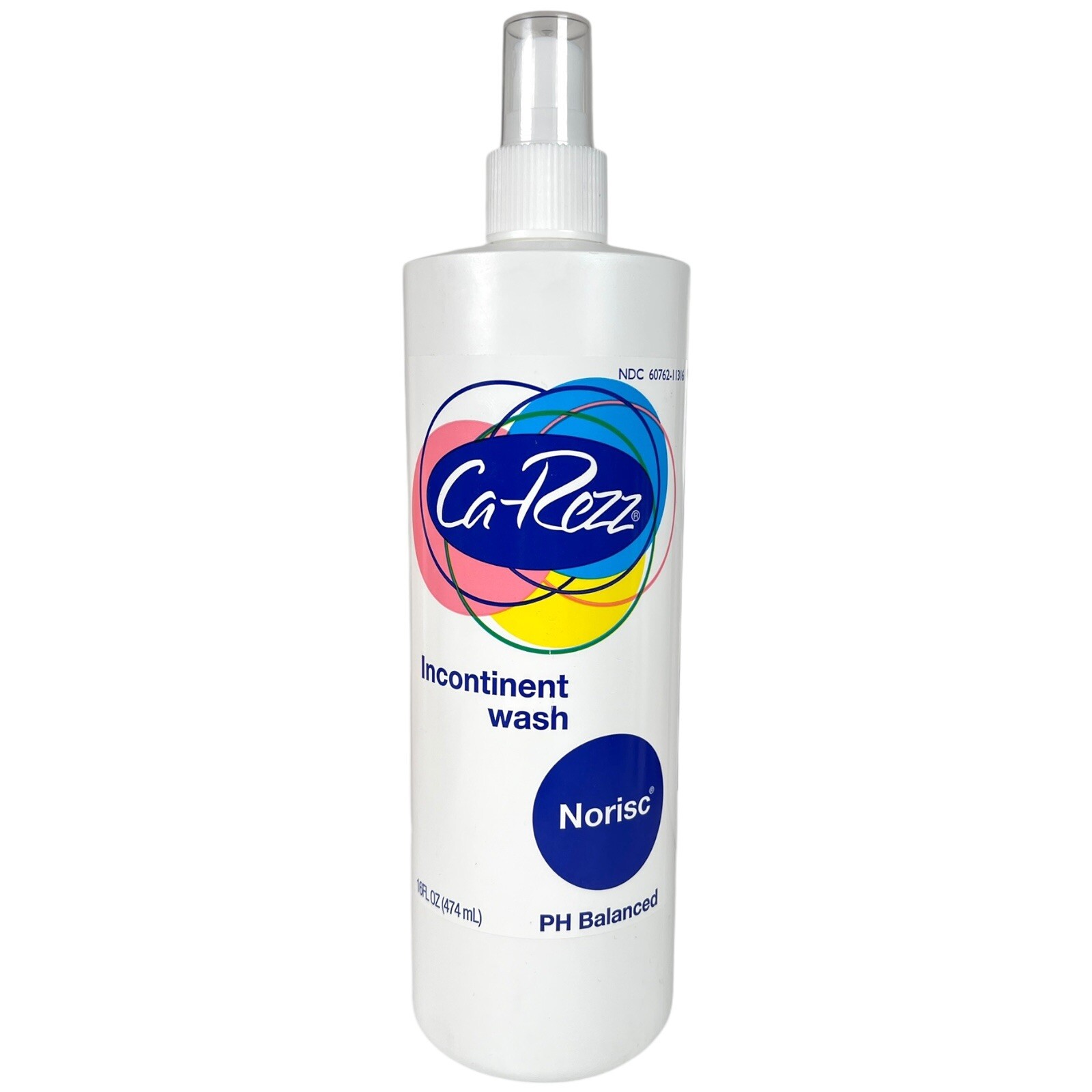 Ca-Rezz Incontinent Spray Wash Norisc PH Balanced, 16 Oz.