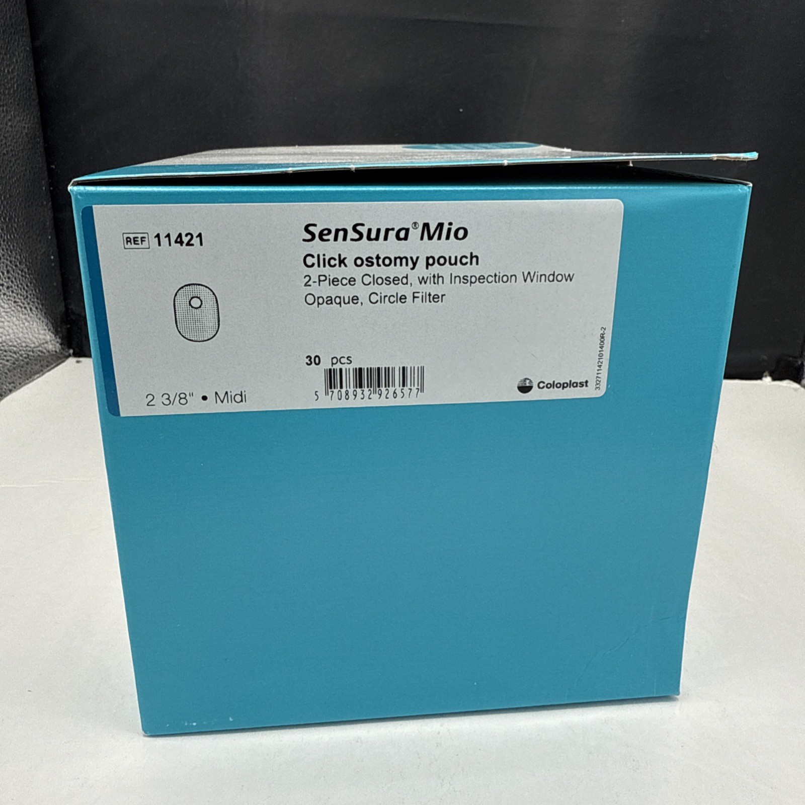 30 Coloplast 11421 SenSura® Mio Ostomy Pouches 2⅜” Midi Exp 2027-28