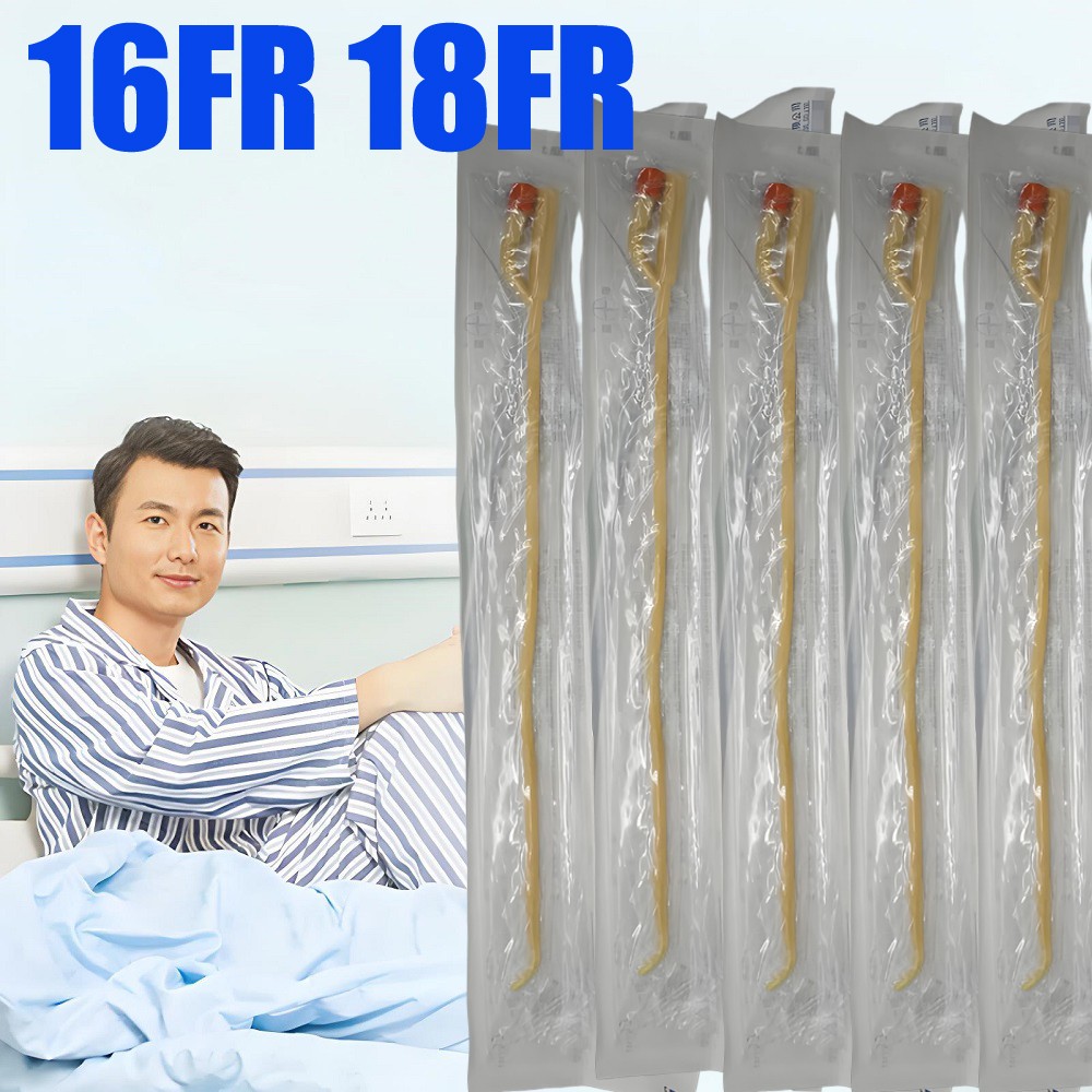 16# 18# 2 Chamber Latex Catheter Sterilized Urethral Catheter Urinary Catheter