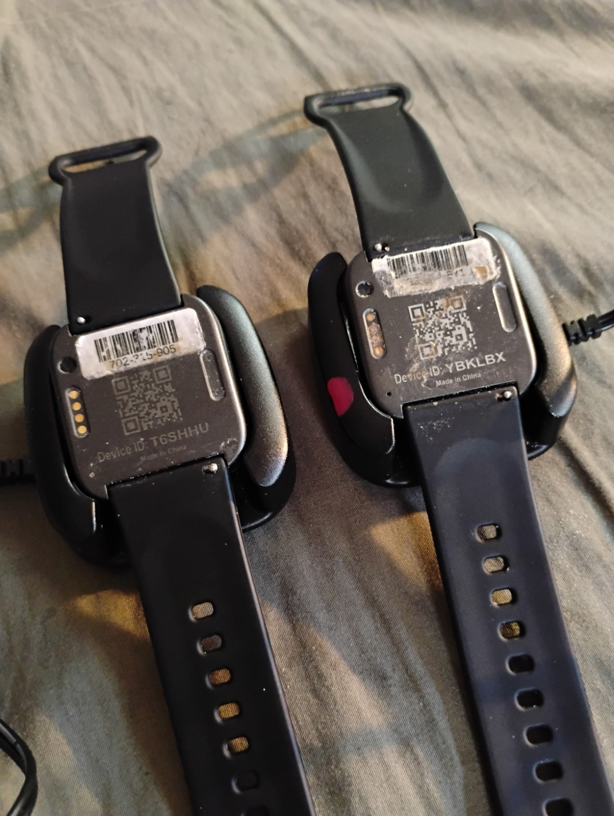 (2) 4G Watch Style Wrist Medical Alert System Fall Detection Wearable Button