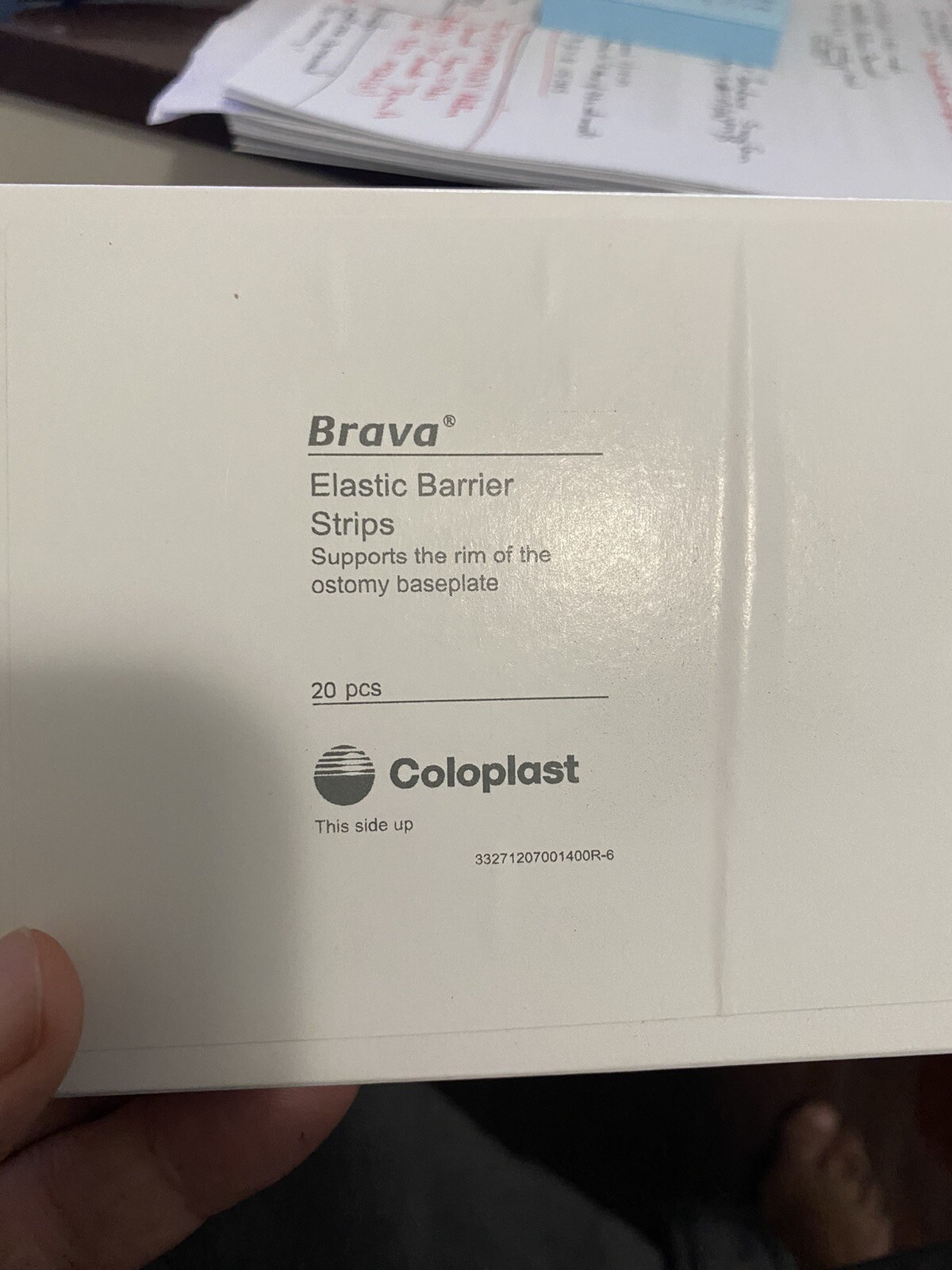 Coloplast Brava 120700 Elastic Barrier Strips – 20 Pieces Beige