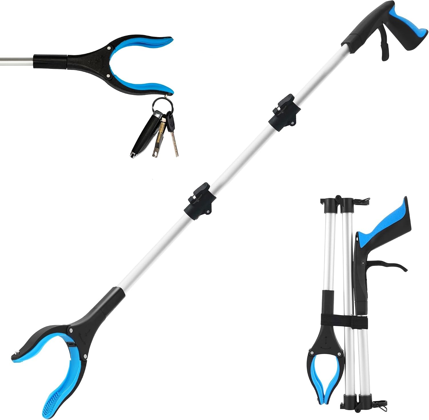 Grabber Reacher Tool for Seniors,36″ Foldable Reacher Grabbers Pickup Stick with