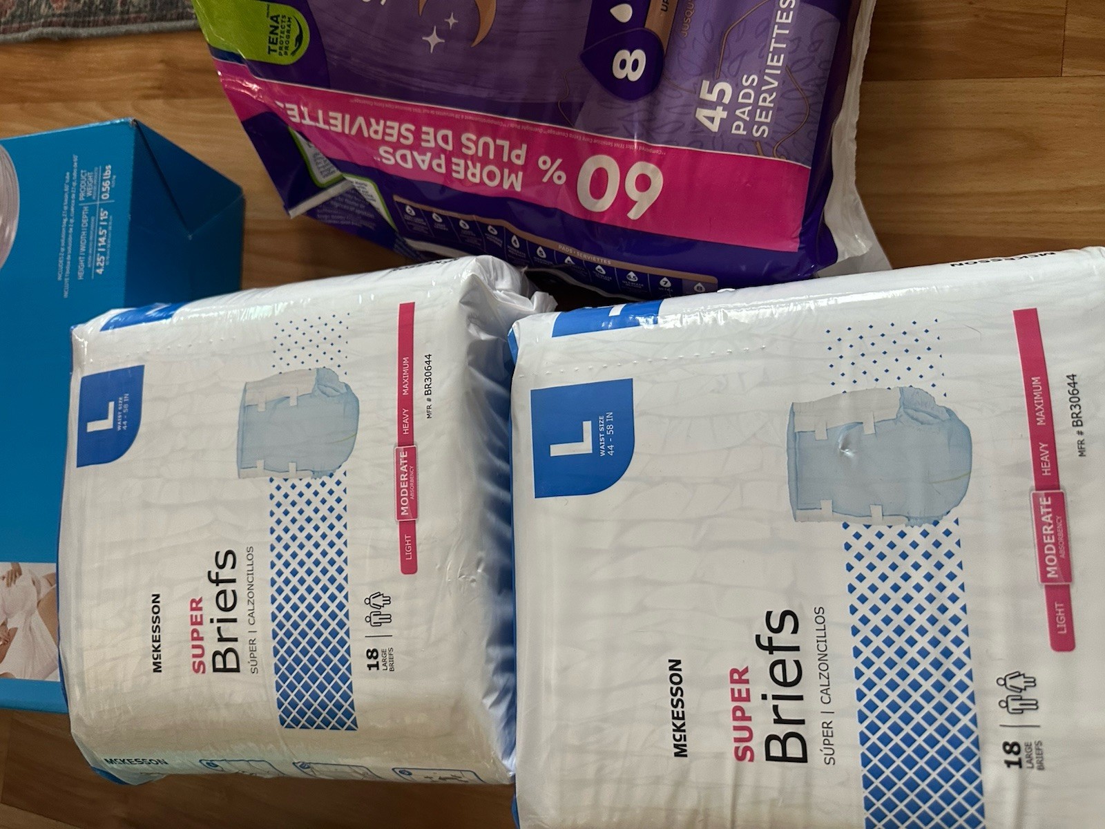 McKesson Super Briefs Moderate Absorbency Large Disposable Adult Briefs 18 Count