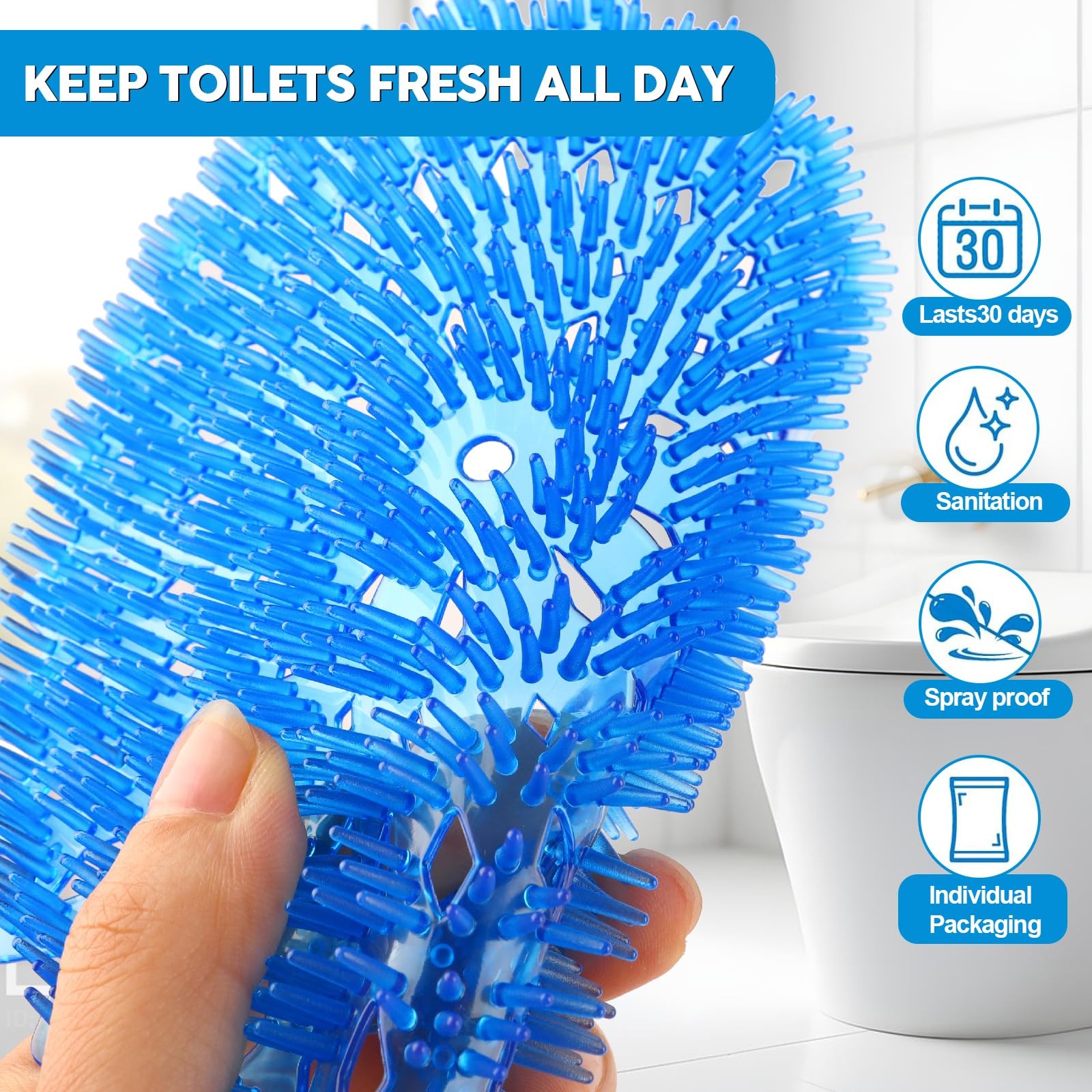 Xirbaig 20 Pack Urinal Screens Deodorizer3D Anti-Splash Odor Protection Urinal