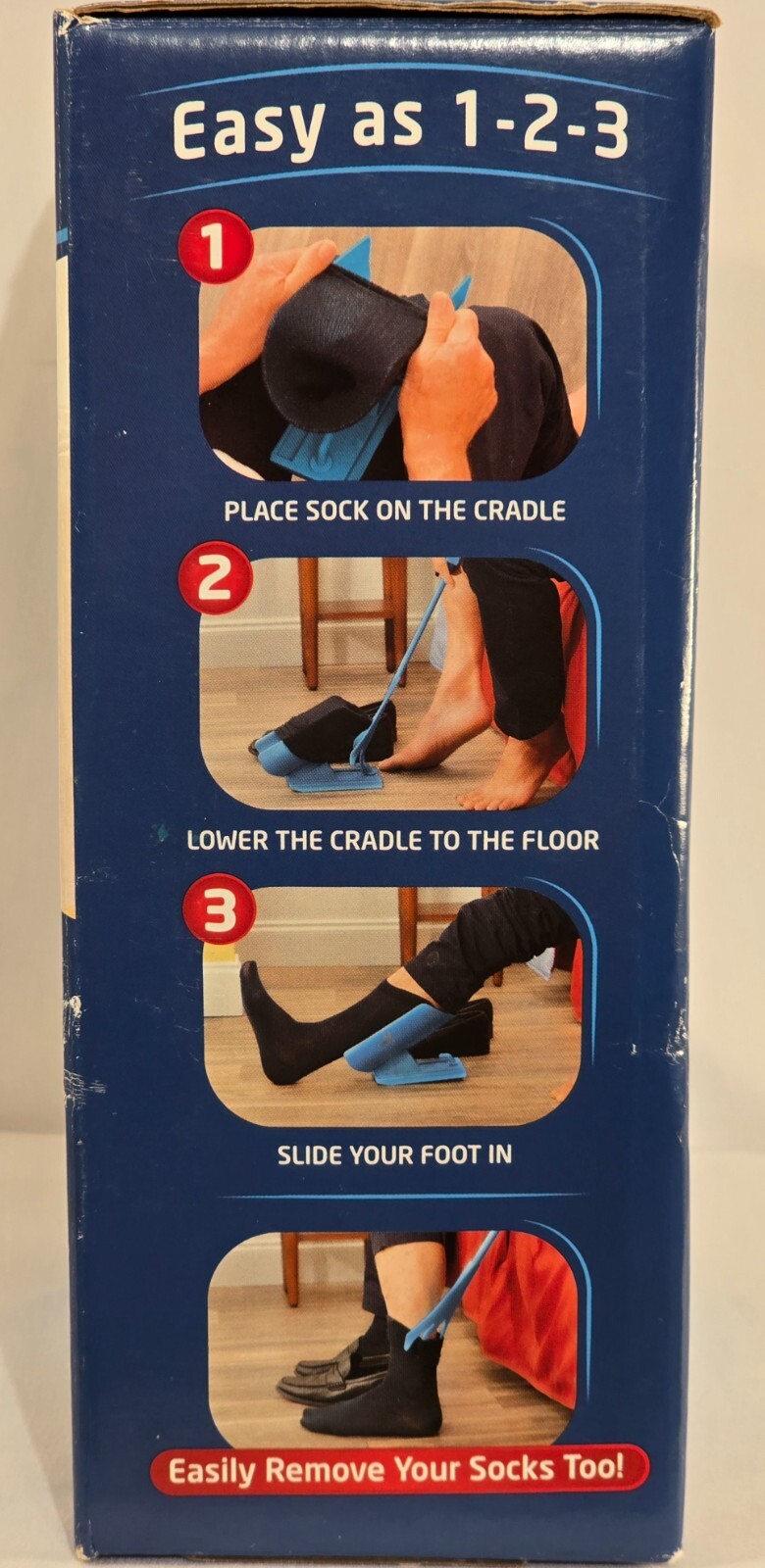 2017 Sock Slider-Put On & Take Off Shoes & Socks Comfortably-2 Piece Design