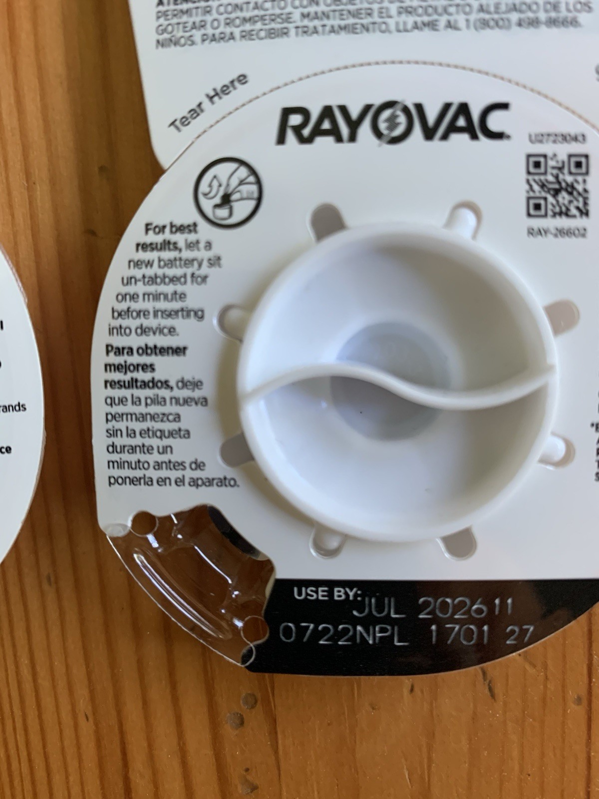 Rayovac Hearing Aid Batteries Size 13 (32 Batteries Total) March 2025-July 2026