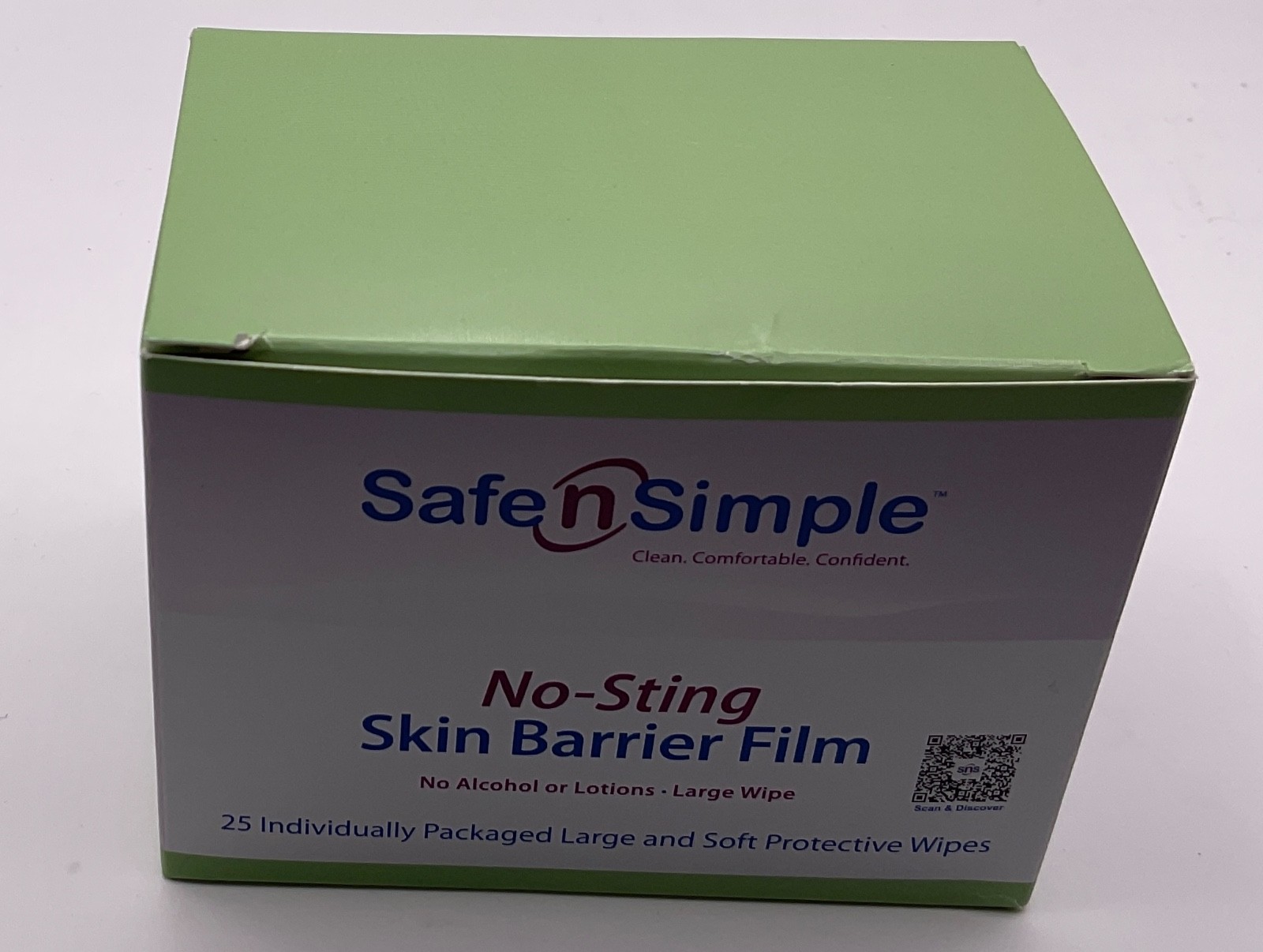 50 SAFE N SIMPLE SNS00807 Skin Barrier Film New in Box No Sting