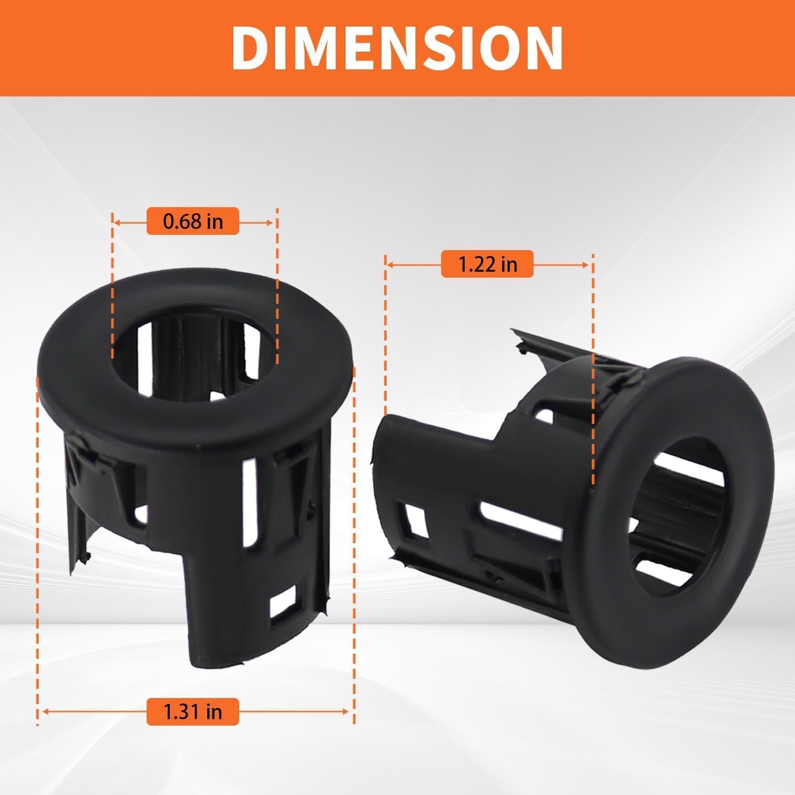 4X Parking Sensor Mount Brackets for 2014-2019 Ram 1500 5LS52TZZAA