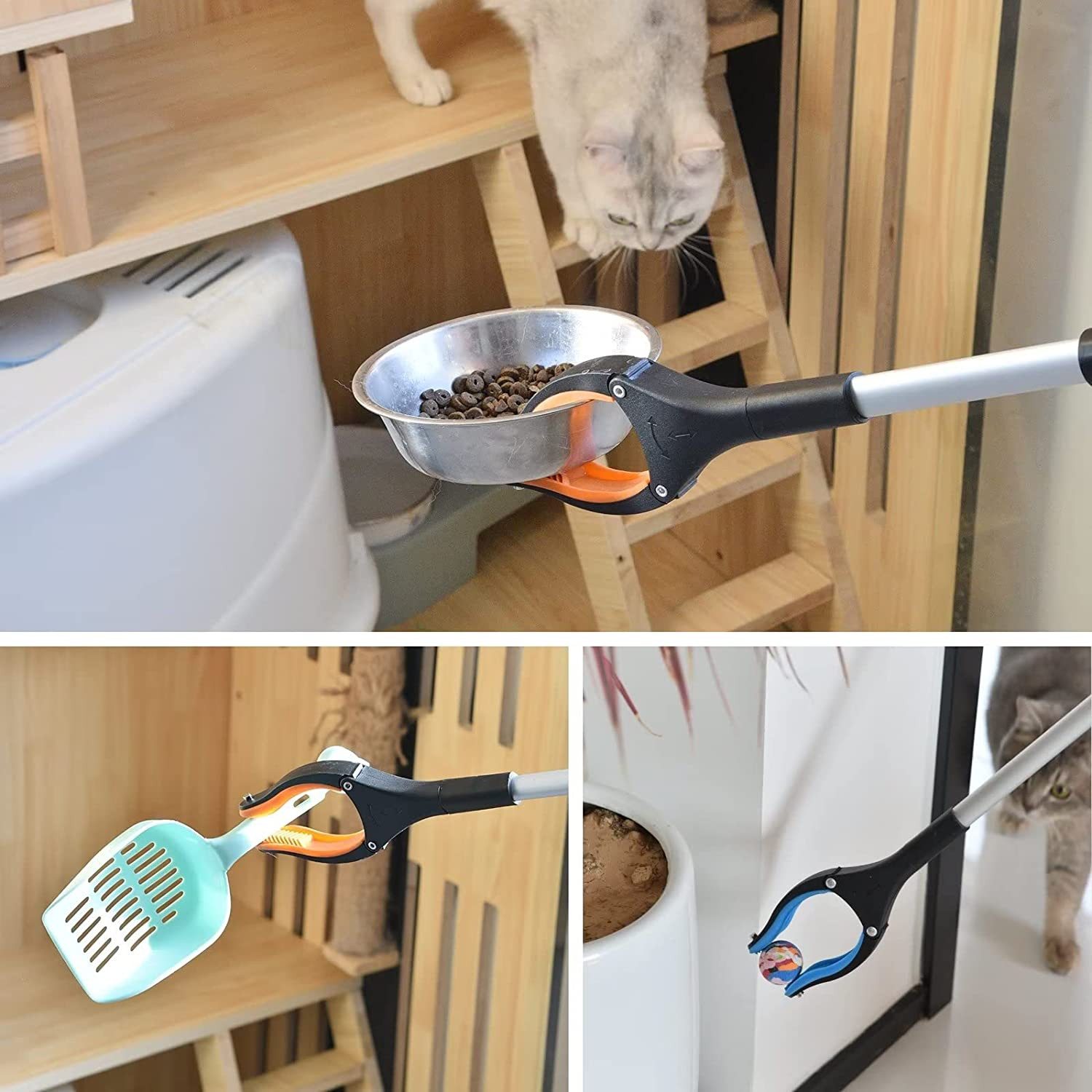 Heavy Duty Grabber Tool Industrial Pick Up Stick Hand Grip Reach Trash Reacher