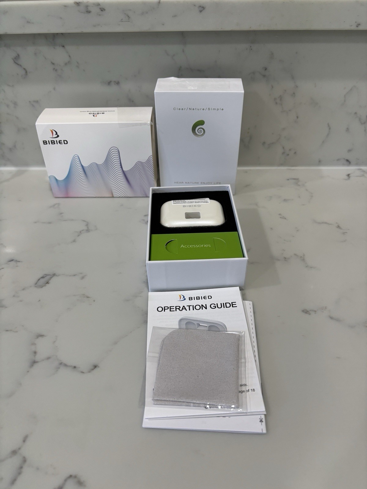 BIBIED Invisible Hearing Aids for Seniors with Crystal Sound, Digital In-the-Ear
